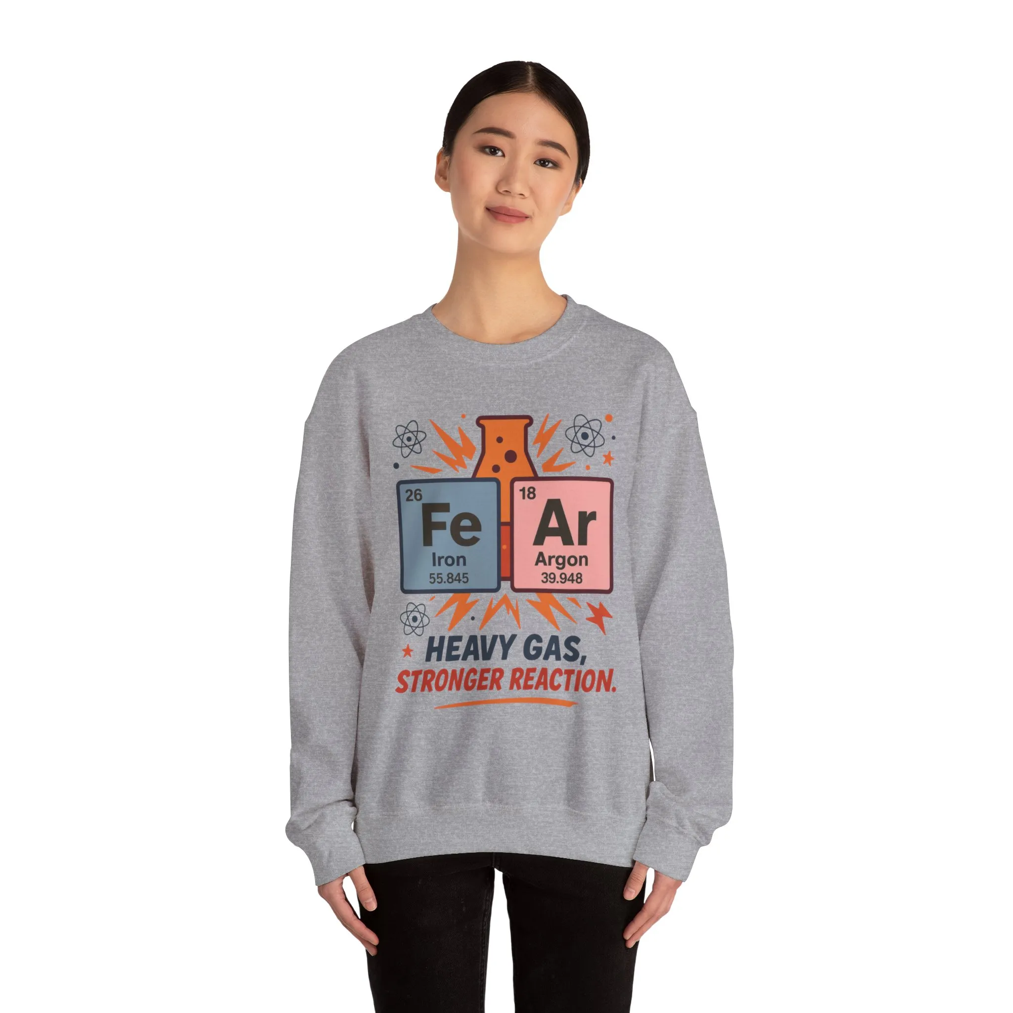 Chemistry Humor Crewneck Sweatshirt, Science Gift, Unisex Humor Apparel, Funny Chemistry Sweater, Great for STEM Lovers, Science [...] - Image 5