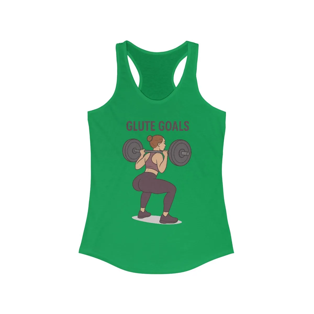 Glute Goals Workout Tank, Fitness Apparel for Women, Gym Top, Activewear, Motivational Exercise Shirt, Womens Squat Gym Shirt, Fit Girl Gift - Image 7