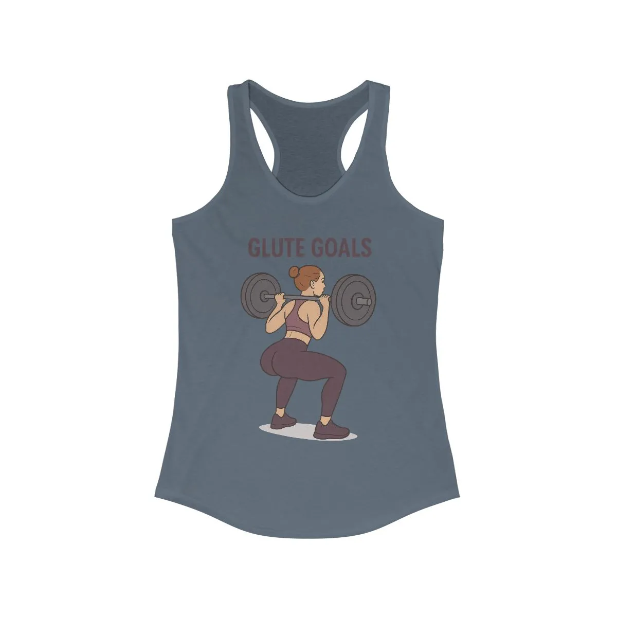 Glute Goals Workout Tank, Fitness Apparel for Women, Gym Top, Activewear, Motivational Exercise Shirt, Womens Squat Gym Shirt, Fit Girl Gift - Image 10