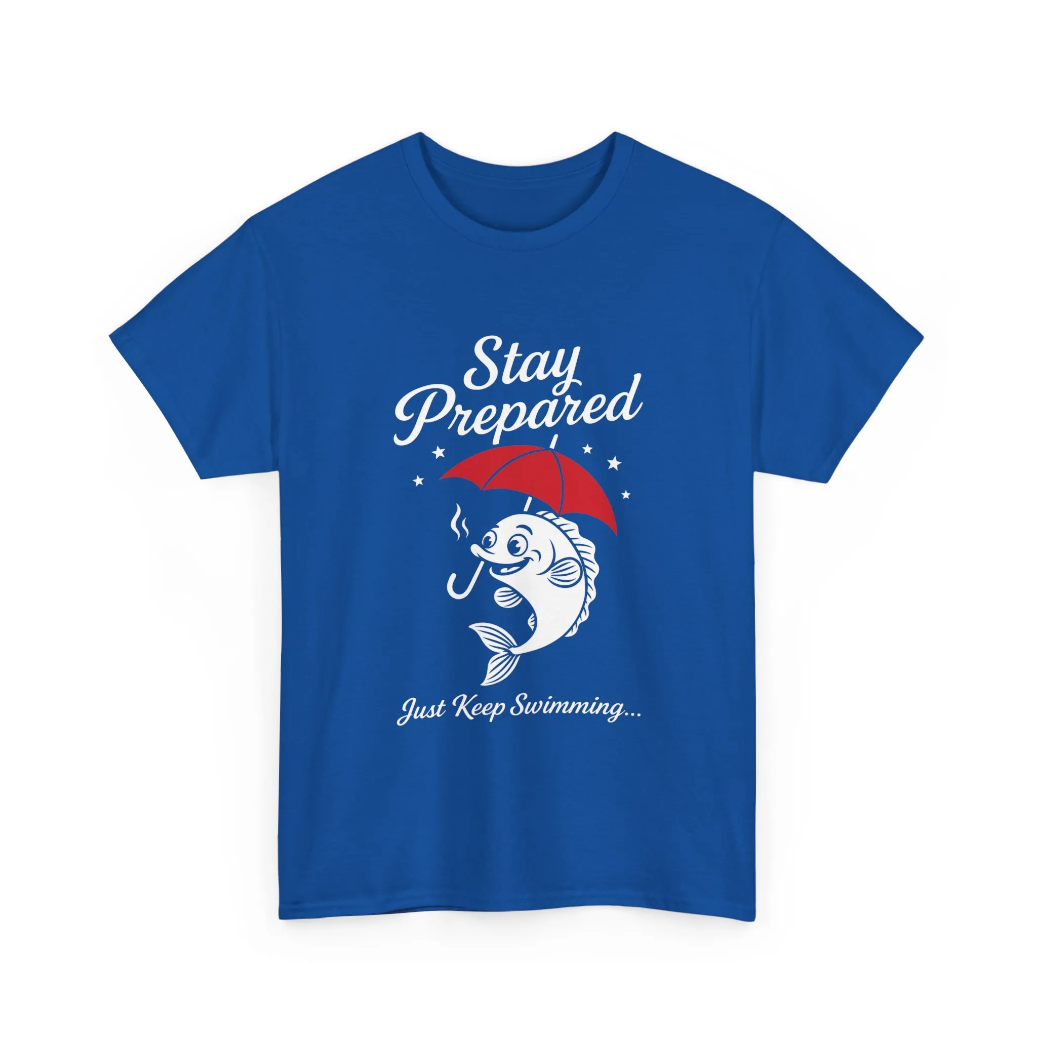 Stay Prepared Fish Shirt for Women - Just Keep Swimming Funny Nautical Tee - Positive Fishing Gift, Outdoor Adventure Apparel - Image 13
