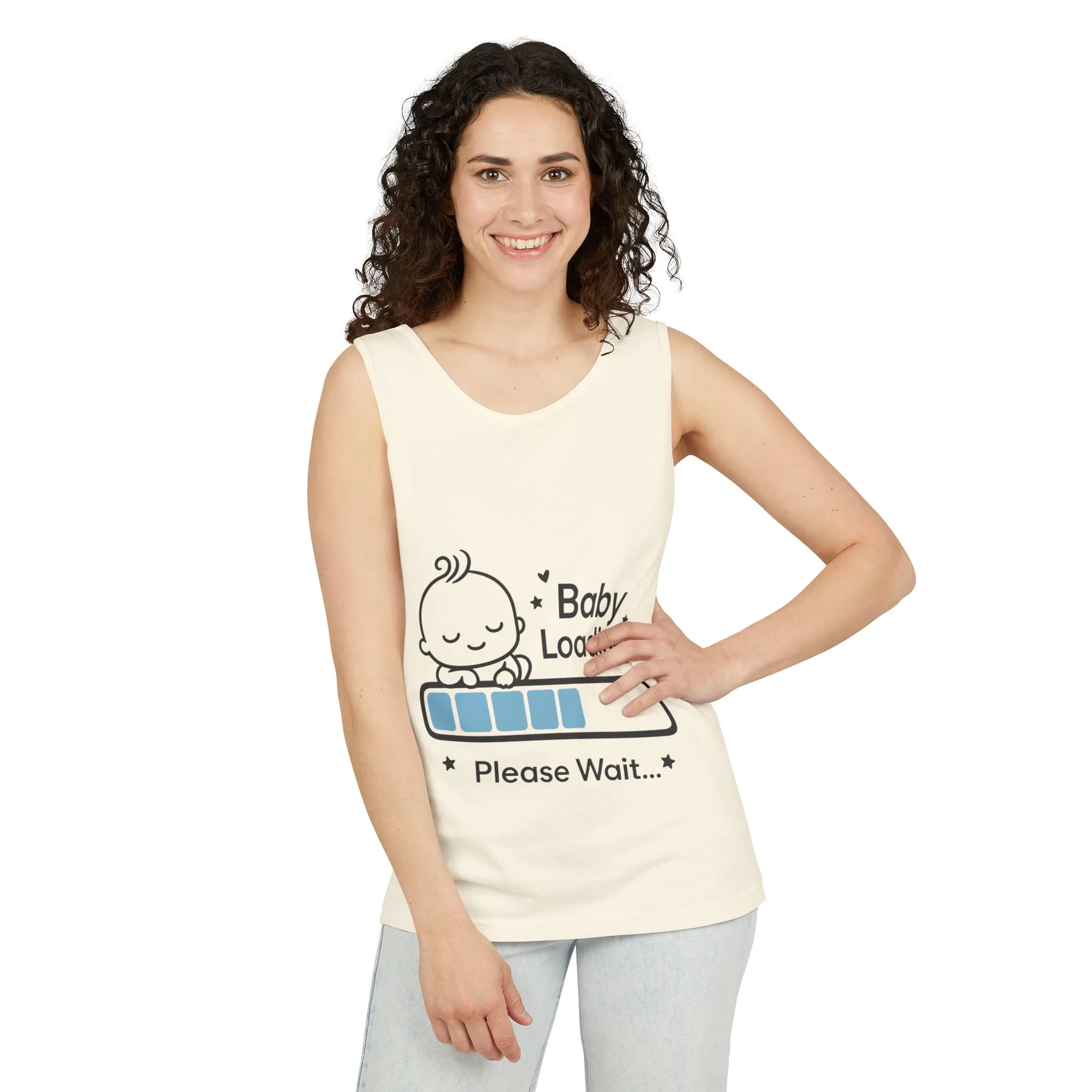 Baby Loading Maternity Tank Top, Pregnancy Announcement Shirt, Mom To Be Gift, Expecting Baby Gift, Pregnancy Reveal Top, Baby Shower Gift - Image 2