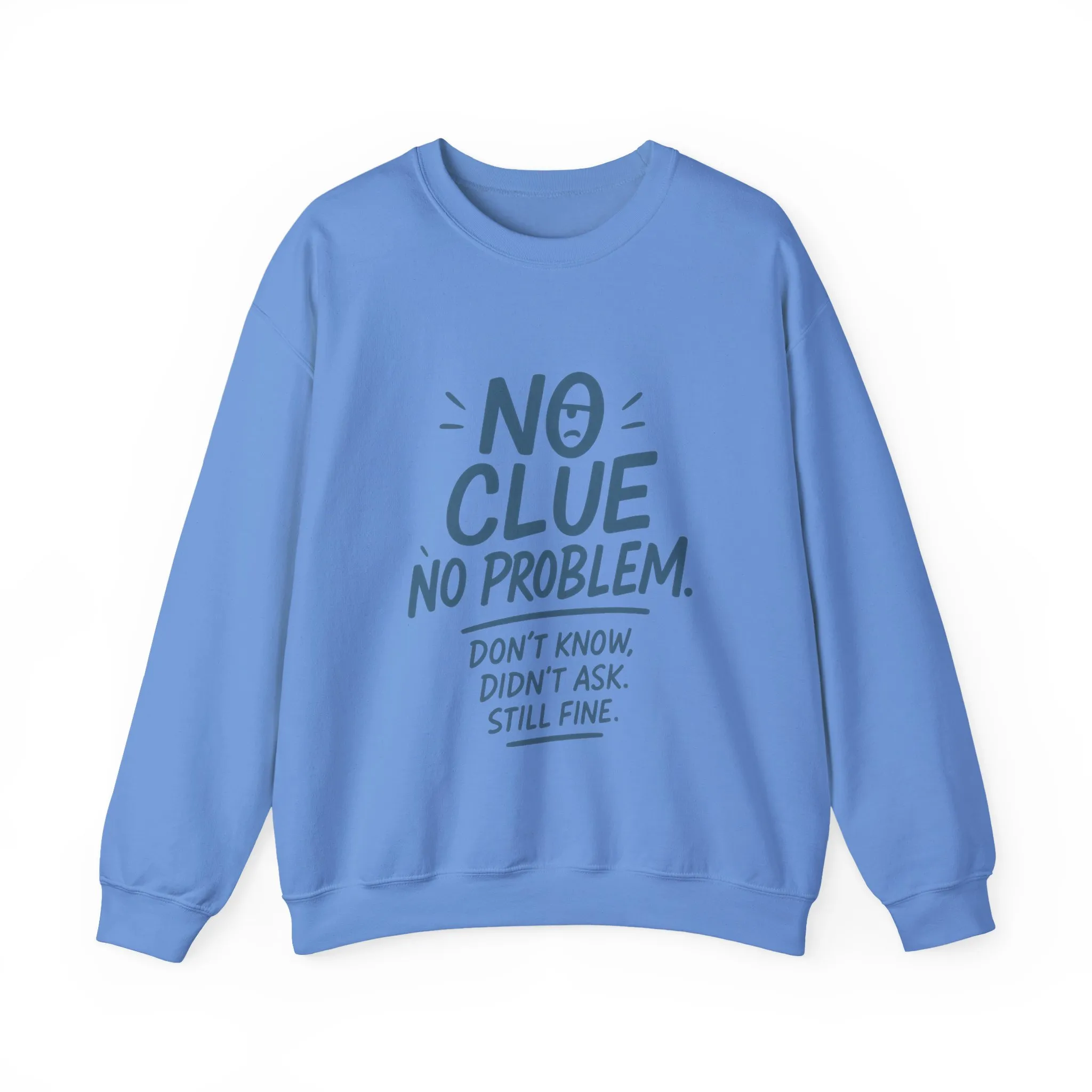Funny No Clue Womens Crewneck Sweatshirt, No Problem Quote, Dont Know Diddt Ask Graphic Sweatshirt, Gift for Her, Cozy Relaxed Fit Pullover - Image 19