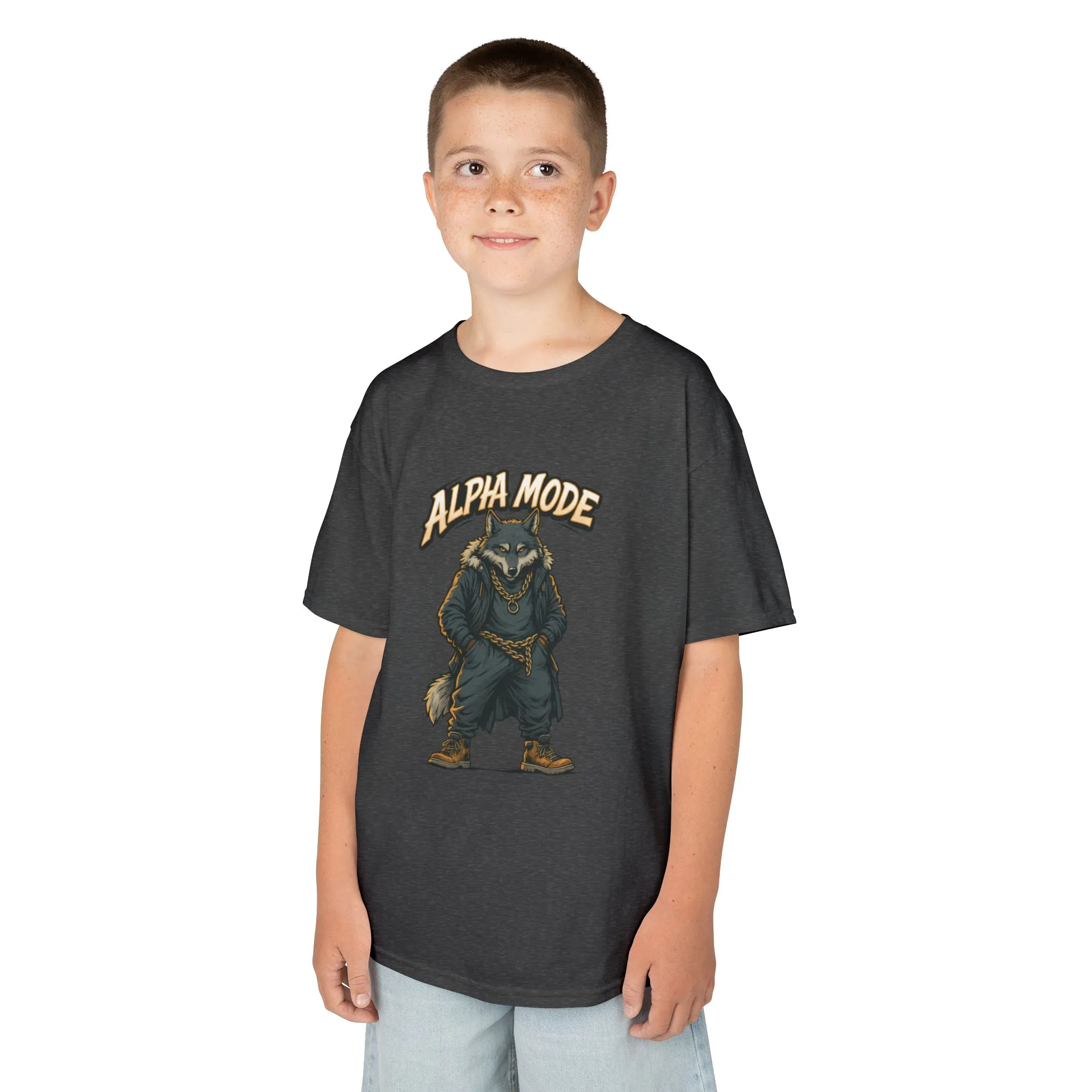Alpha Mode Teen Wolf Shirt, Cool Youth Graphic Tee, Hip Hop Savage Wolf Tee, Graphic Kids Tee, Alpha Teen Streetwear, Wolf Gift for Teens - Image 15