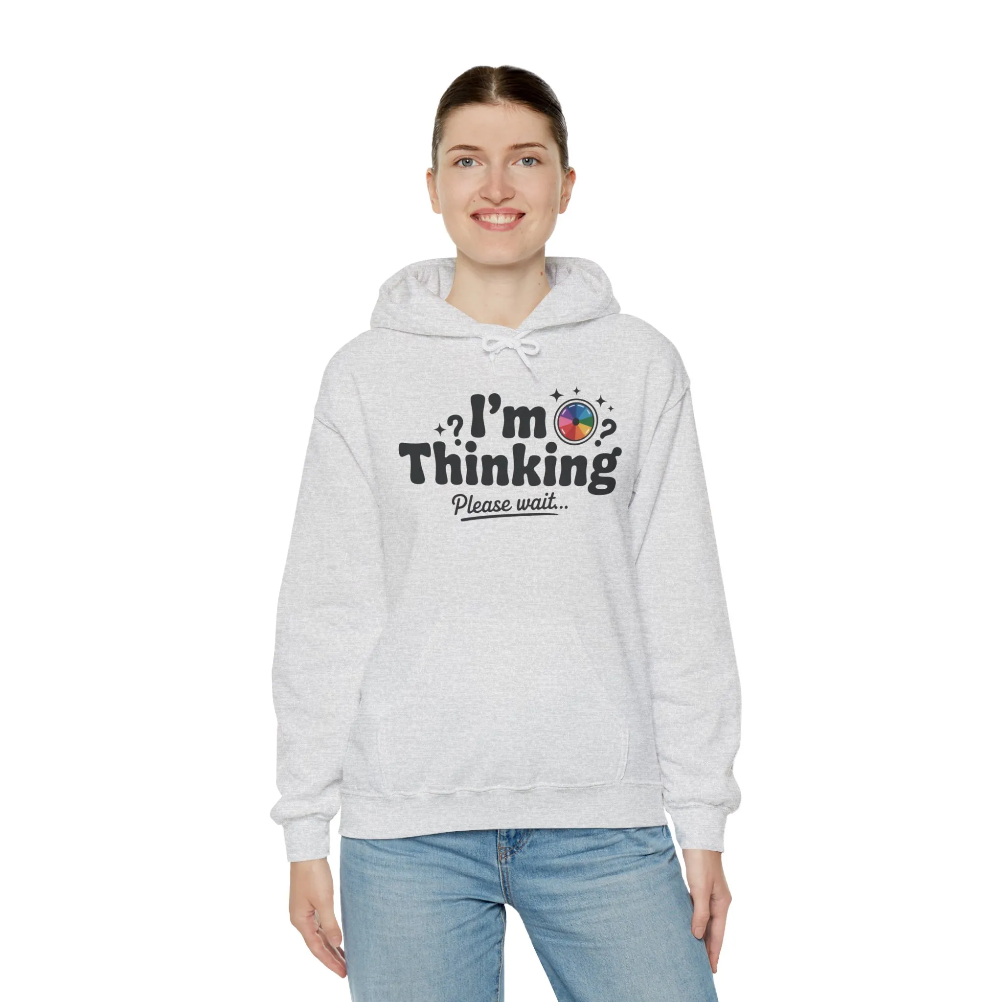 Playful Thinking Womens Hooded Sweatshirt, Womens Hoodie, Brainstorming Buddy, Thoughtful Gift, Cute Geeky Gift for Introverts, Programmers - Image 9