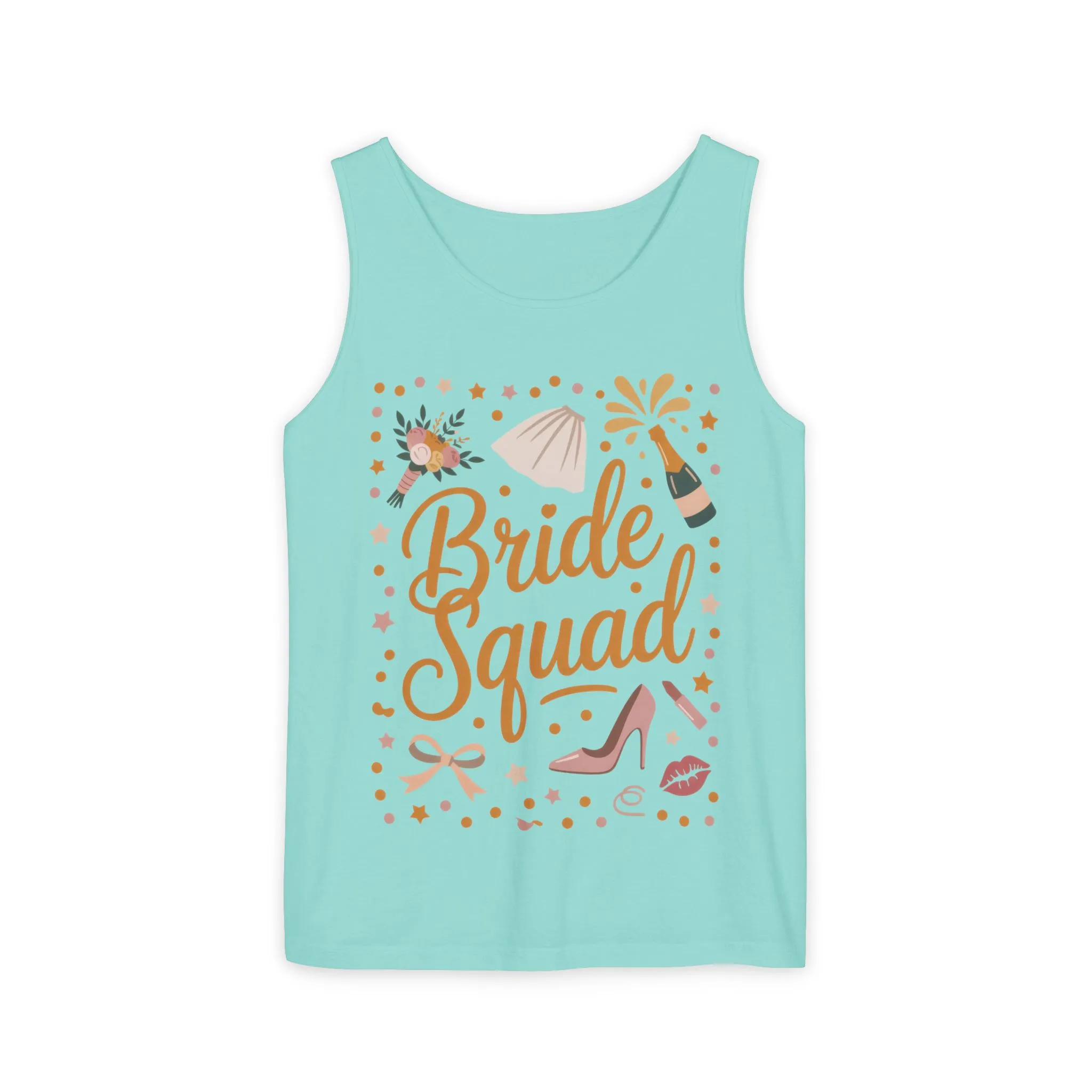 Bride Squad Tank Top, Bachelorette Party T-Shirt, Bridesmaid Wedding Tee, Hen Party Matching Shirts, Bridal Shower, Gift for Bridesmaids - Image 21
