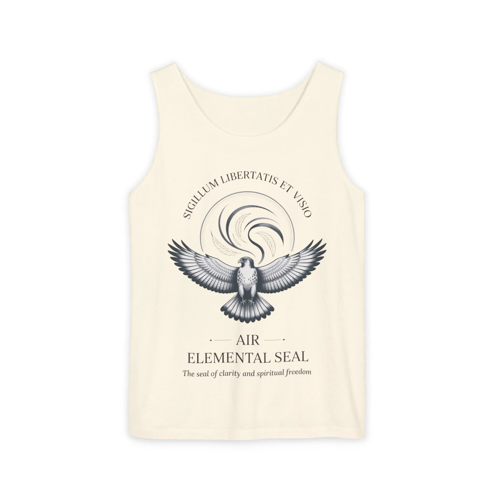 Air Elemental Seal Tank Top, Clarity & Spiritual Freedom Symbol Tee, Unisex Elemental Shirt, Vision Totem Gift, Spiritual Gift - Image 7