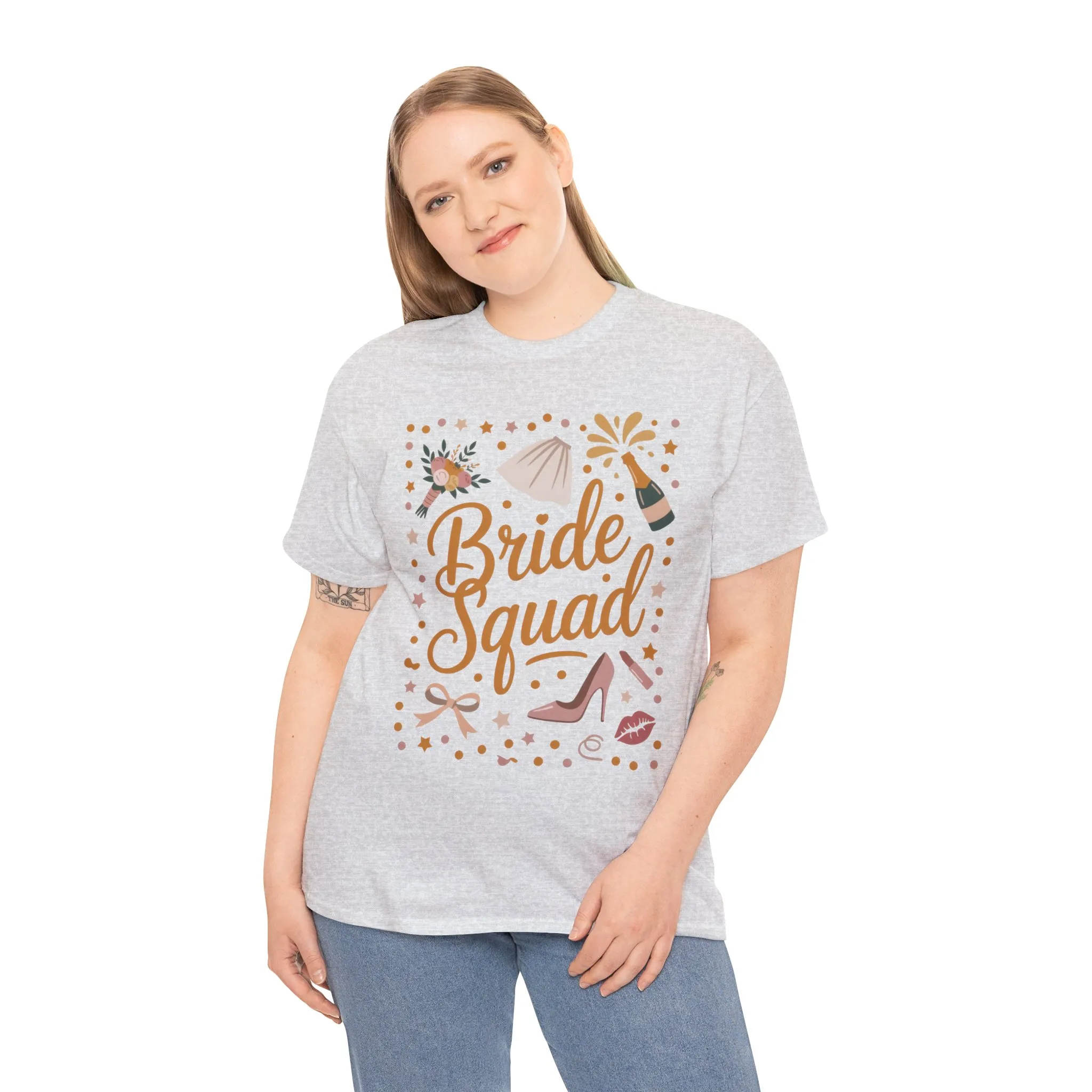 Bride Squad Shirt, Bachelorette Party T-Shirt, Bridesmaid Wedding Tee, Hen Party Matching Shirts, Bridal Shower, Gift for Bridesmaids - Image 30