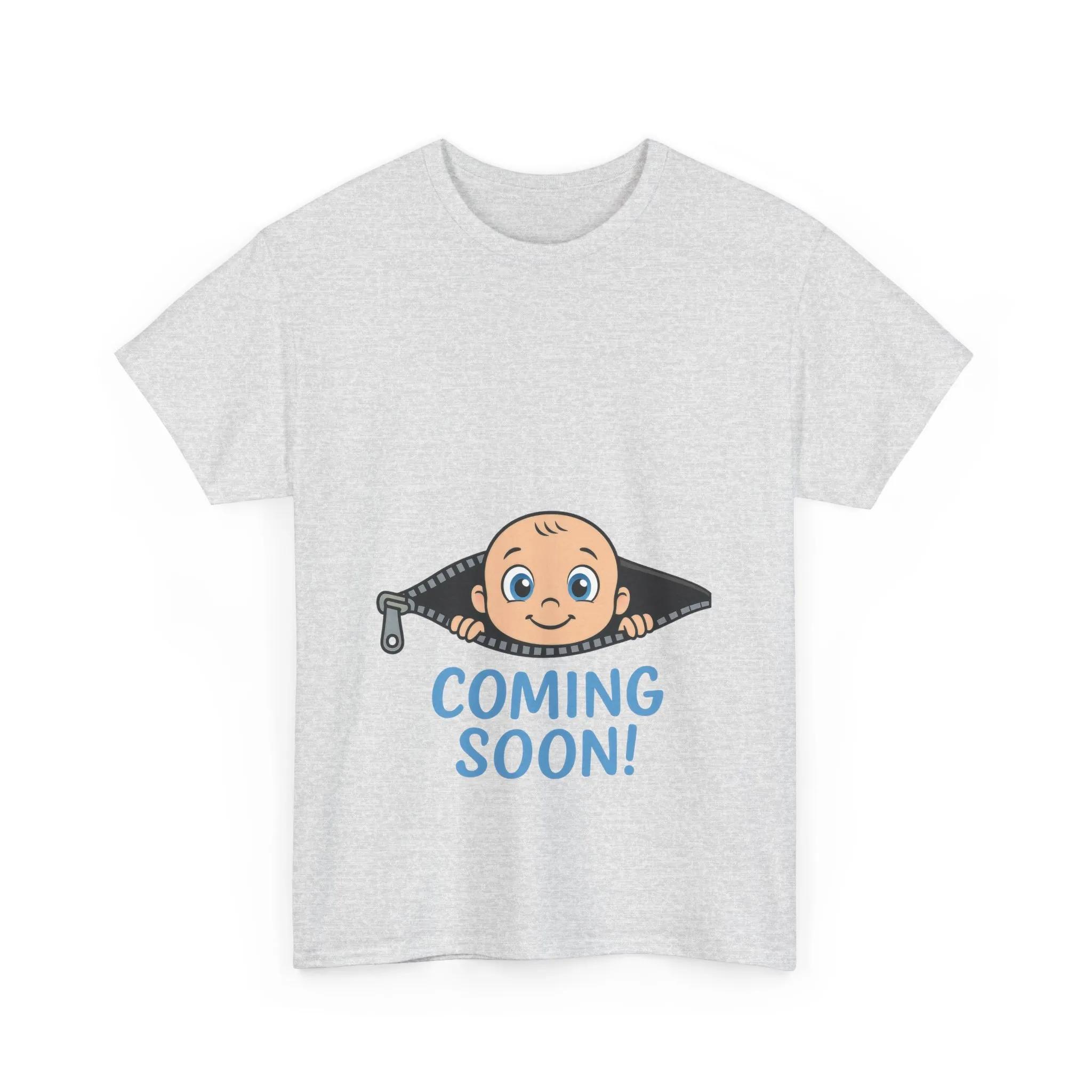 Coming Soon Maternity T-Shirt, Cute Baby Boy Pregnancy Announcement Shirt, Funny Expecting Mom Gift, Gender Reveal Tee, Baby Shower Top - Image 7
