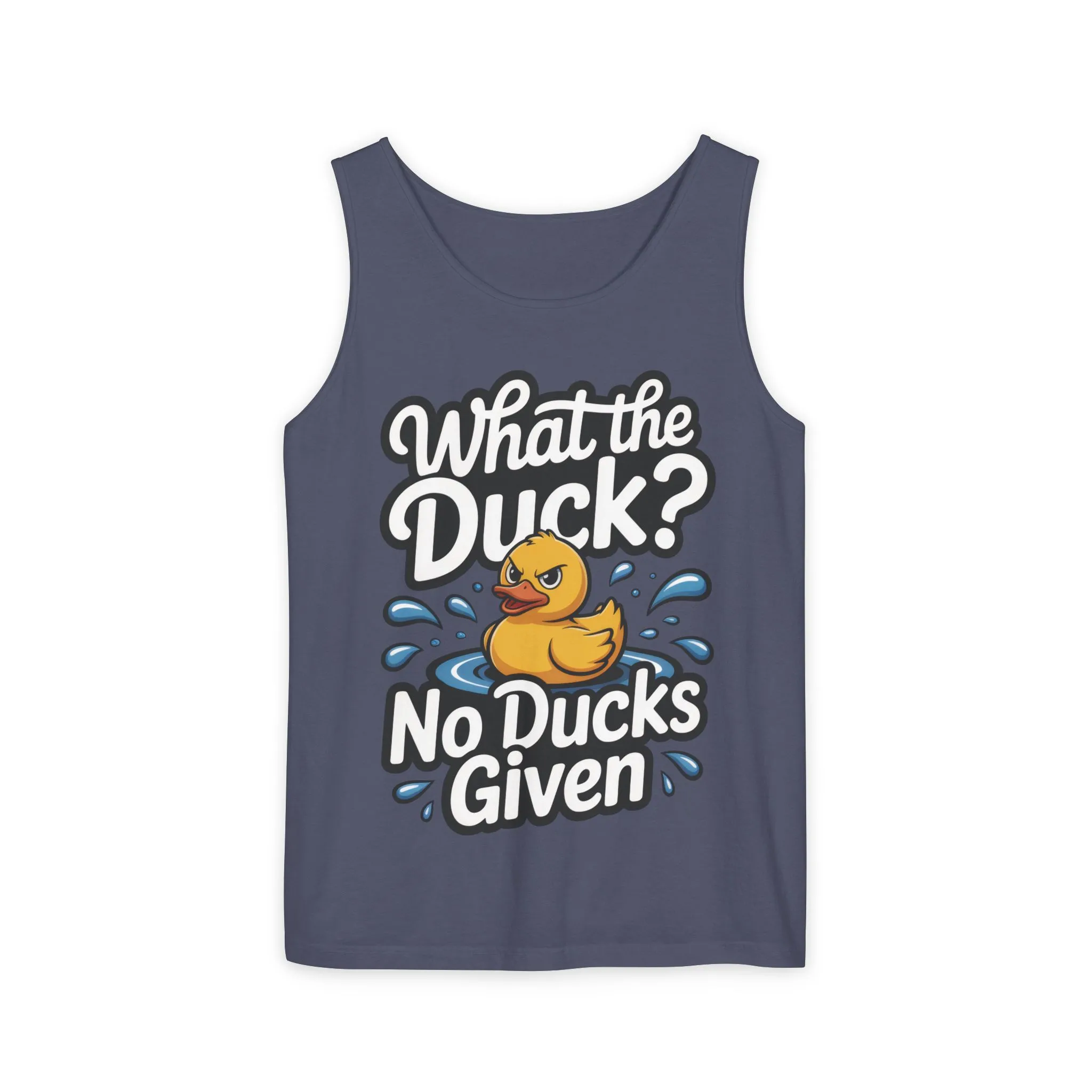 Funny Duck Tank Top for Summer - No Ducks Given Tee - What The Duck Mens T-Shirt - Sarcastic Rubber Duck Graphic, Humor Gift For Him - Image 16