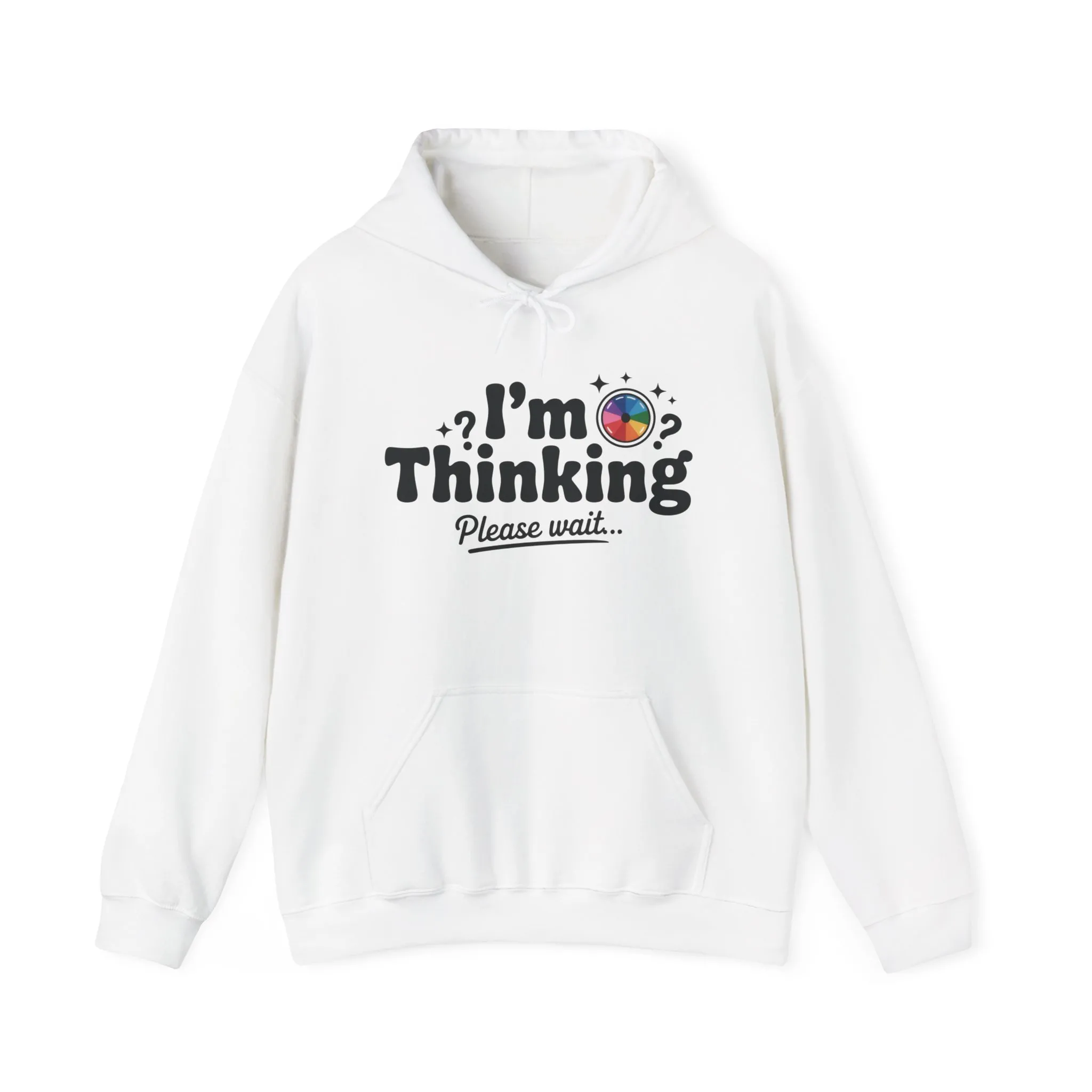 Playful Thinking Womens Hooded Sweatshirt, Womens Hoodie, Brainstorming Buddy, Thoughtful Gift, Cute Geeky Gift for Introverts, Programmers - Image 4