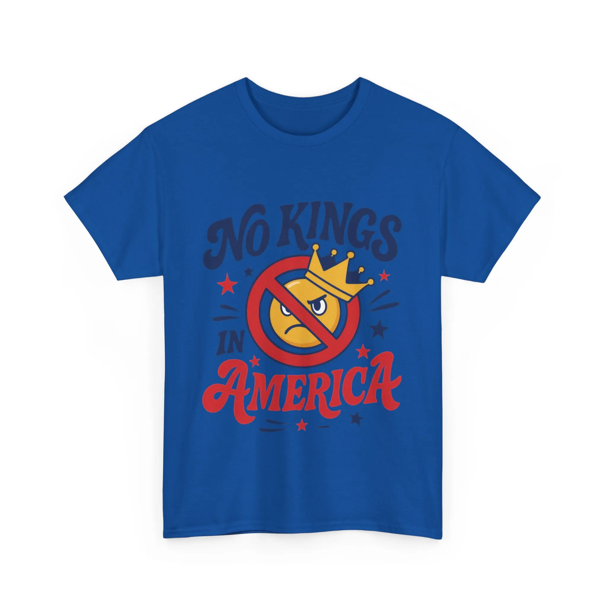 No Kings in America Unisex T-Shirt - Funny Patriotic Anti Monarchy Tee - 4th of July USA Shirt, Political Rallies, Statement Wear - Image 19