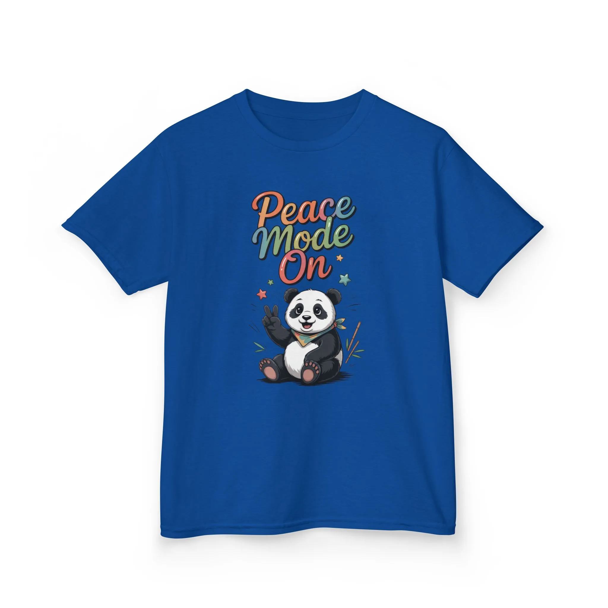 Peace Mode On Kids Tee, Cute Panda Shirt, Fun Gift for Children, Peace-Themed Apparel, Perfect for Birthdays, Casual Wear - Image 16