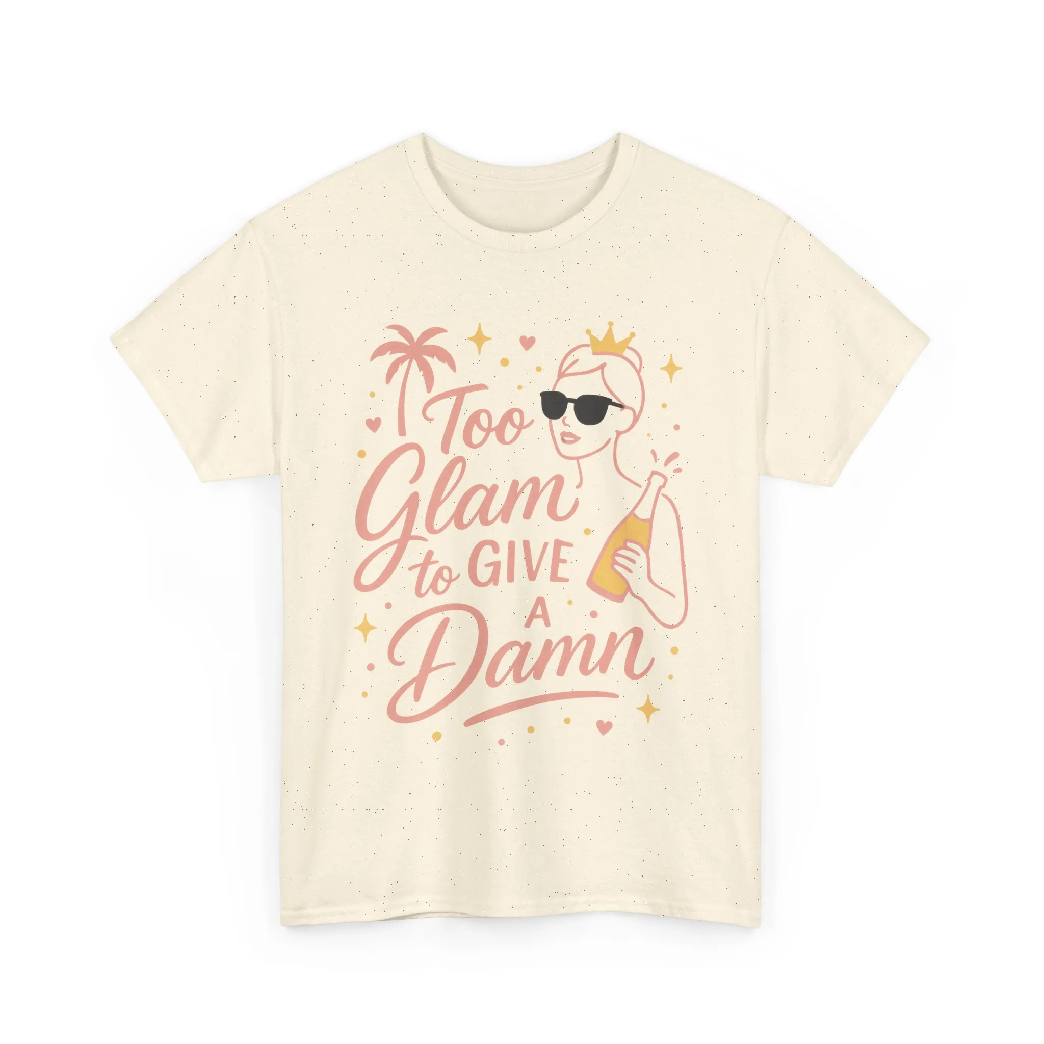 Too Glam to Give a Damn Bridal Party Shirt, Bachelorette Party Tee, Bridesmaid Wedding Tee, Hen Party Top, Bridal Shower, Bridesmaids Gift - Image 7
