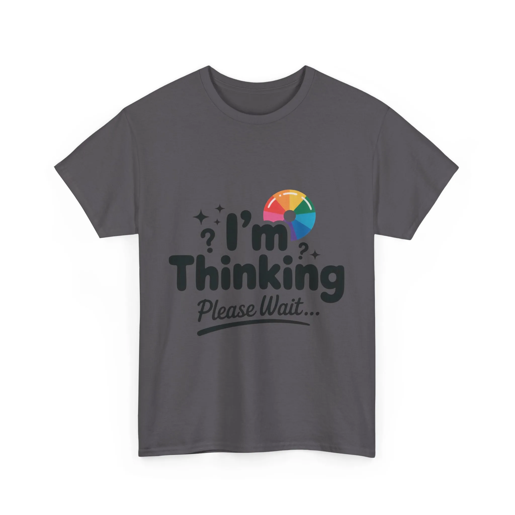 Funny - Im Thinking Please Wait - T-Shirt for Women, Cute Geeky Gift for Introverts, Programmers, Designers, Fun Humor Shirt - Image 31