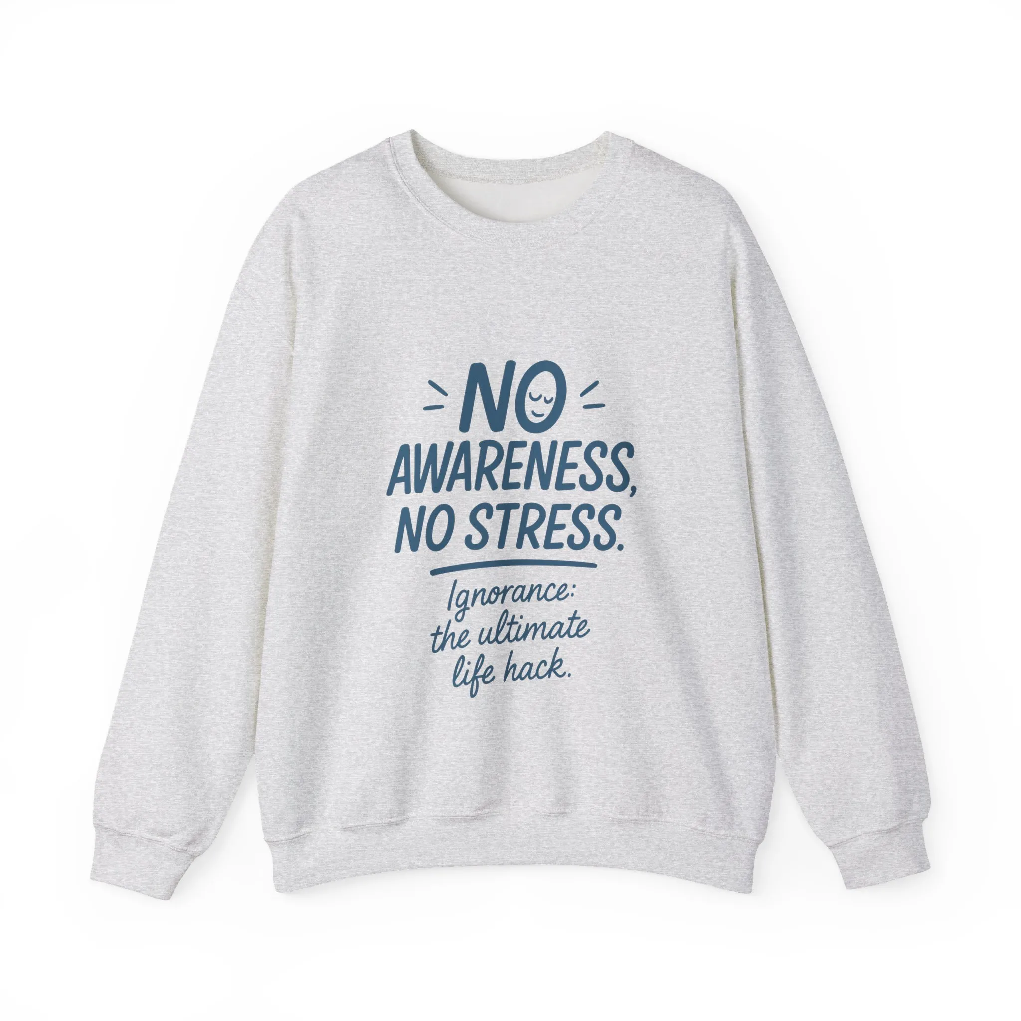 Funny Mens Mindful Crewneck Sweatshirt, Cozy Sweatshirt, Awareness Sweatshirt, Casual Style Gift, Perfect for Self-Care Days - Image 4