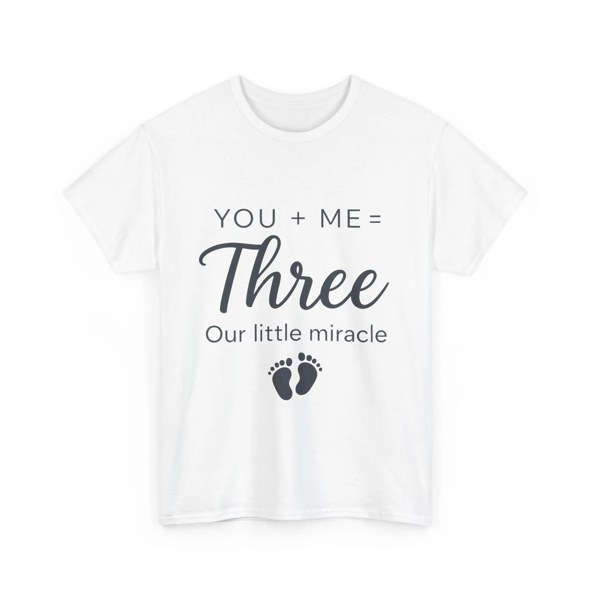 Maternity T-Shirt, Cute Pregnancy Announcement Shirt, Our Little Miracle Expecting Mom Gift, Baby Reveal Tee, Baby Showers Gift - Image 4