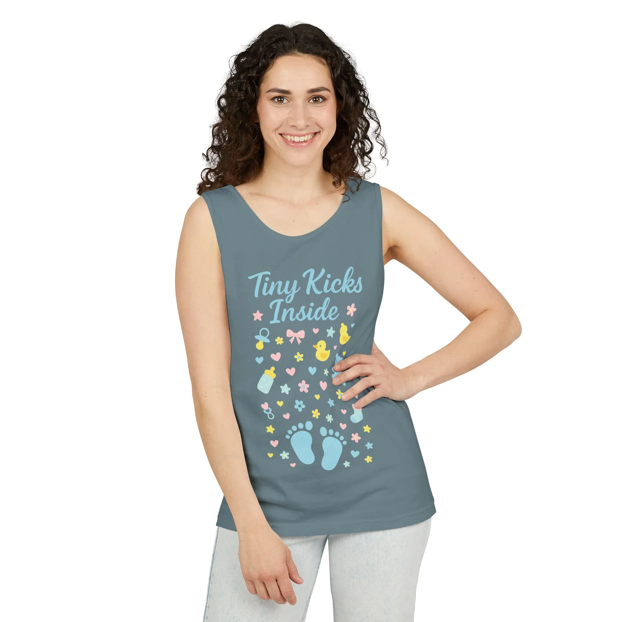 Maternity Tank Top Pregnancy Announcement Shirt, Cute Mom To Be Gift, Expecting Baby Gift, Pregnancy Reveal Top, Baby Shower Shirt - Image 14