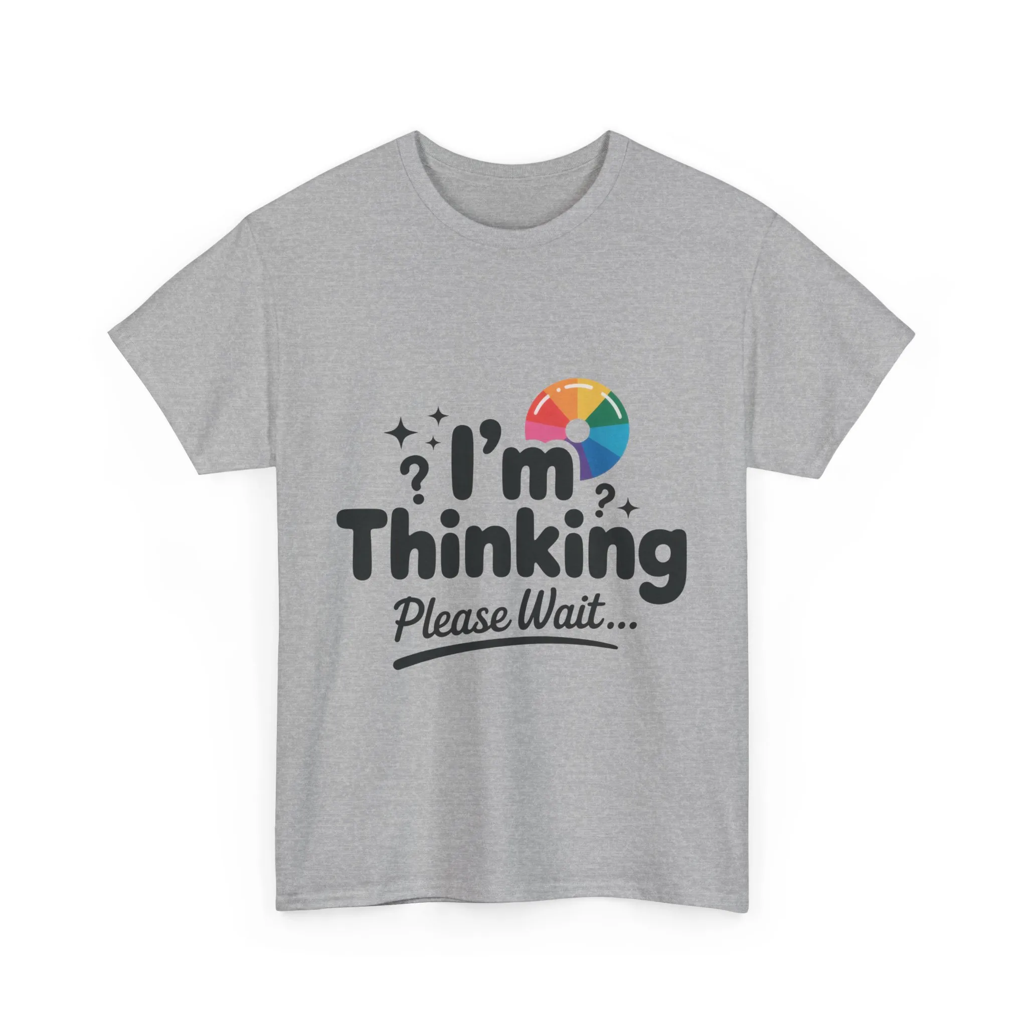 Funny - Im Thinking Please Wait - T-Shirt for Women, Cute Geeky Gift for Introverts, Programmers, Designers, Fun Humor Shirt - Image 7