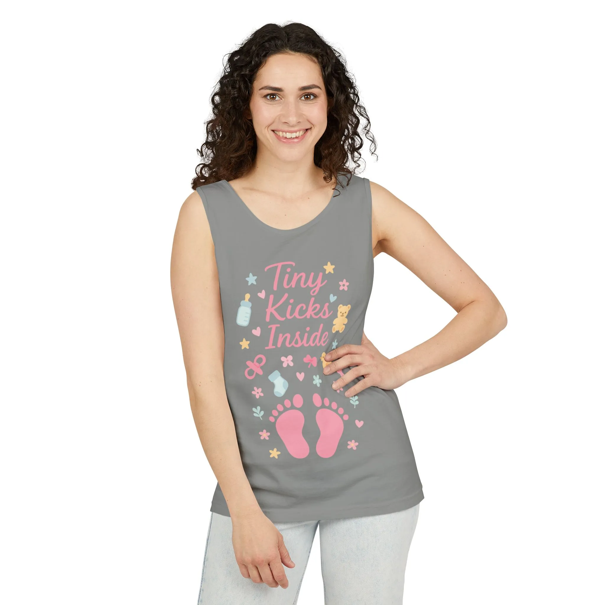 Maternity Tank Top Pregnancy Announcement Shirt, Cute Mom To Be Gift, Expecting Baby Gift, Pregnancy Reveal Top, Baby Shower Shirt - Image 12