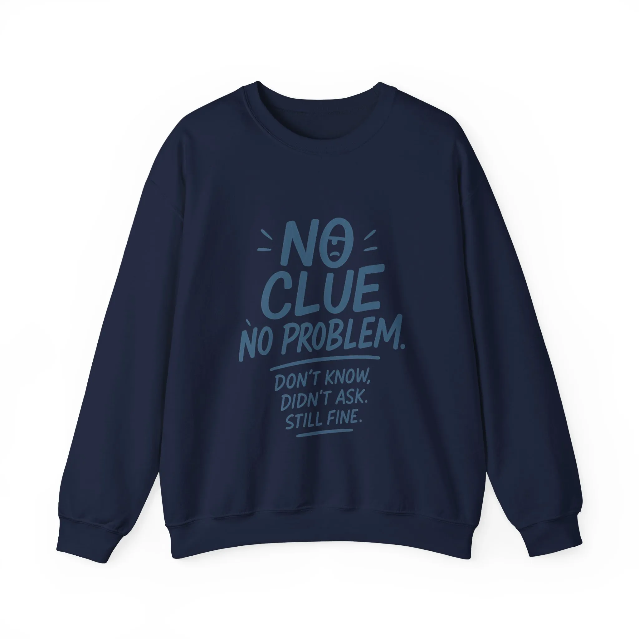 Funny No Clue Womens Crewneck Sweatshirt, No Problem Quote, Dont Know Diddt Ask Graphic Sweatshirt, Gift for Her, Cozy Relaxed Fit Pullover - Image 22