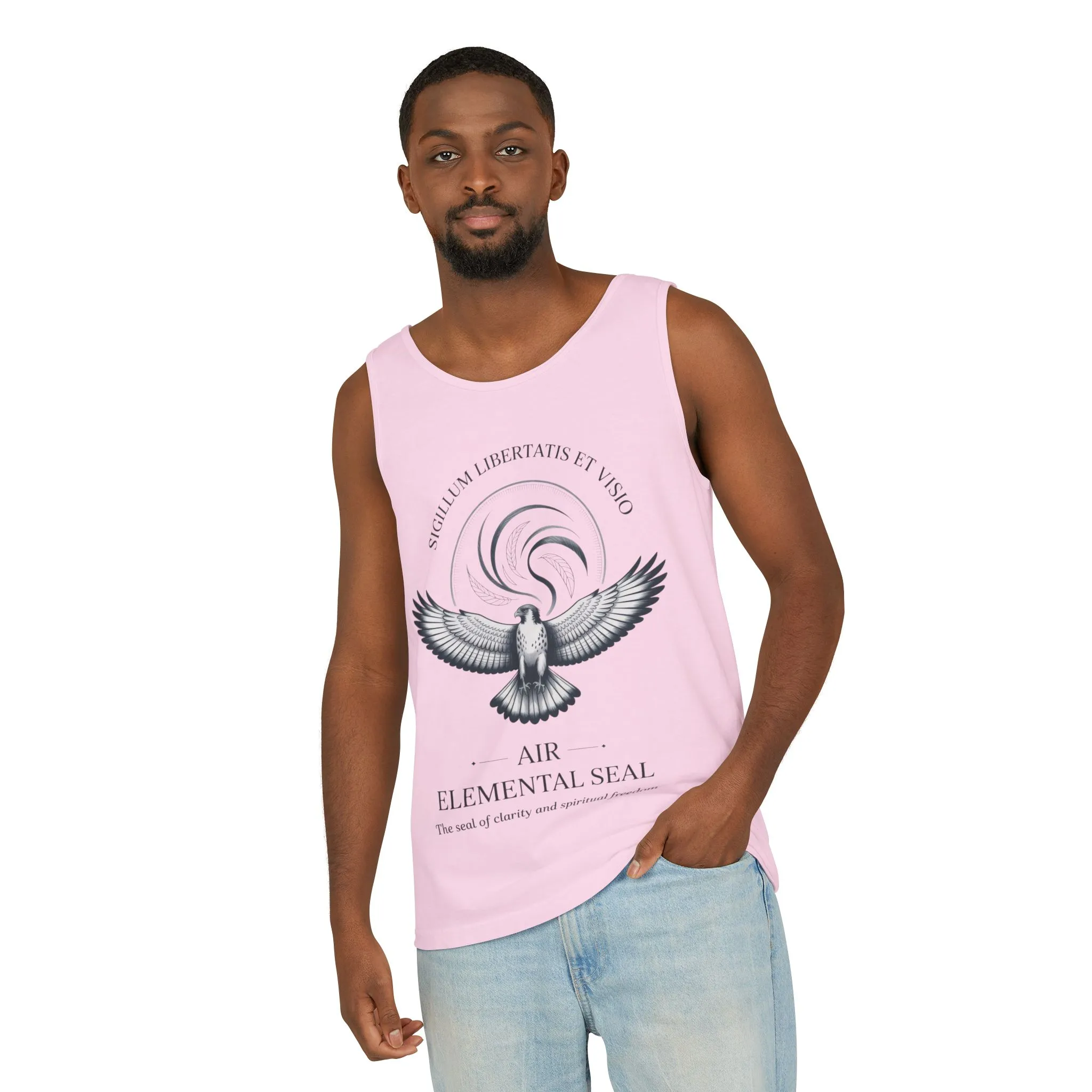 Air Elemental Seal Tank Top, Clarity & Spiritual Freedom Symbol Tee, Unisex Elemental Shirt, Vision Totem Gift, Spiritual Gift - Image 27