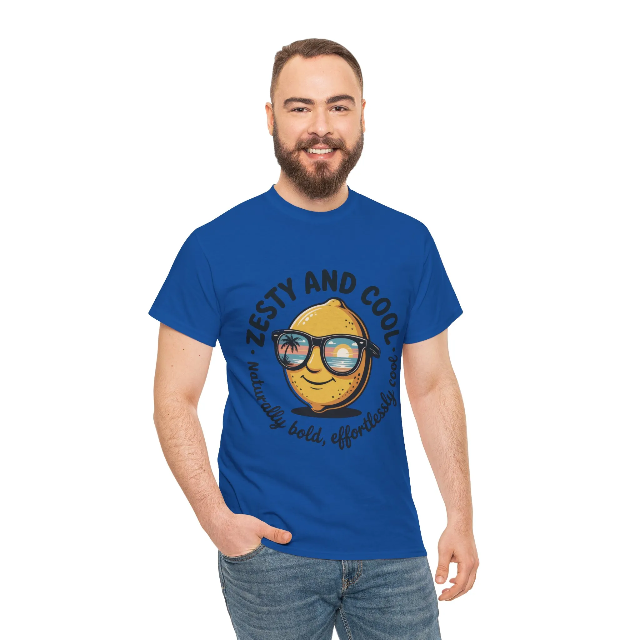 Zesty and Cool Mens Tee, Stylish Casual Shirt, Summer Outing Apparel, Fun Gift for Friends, Lemon Graphic T-Shirt, Birthday Present Idea - Image 26