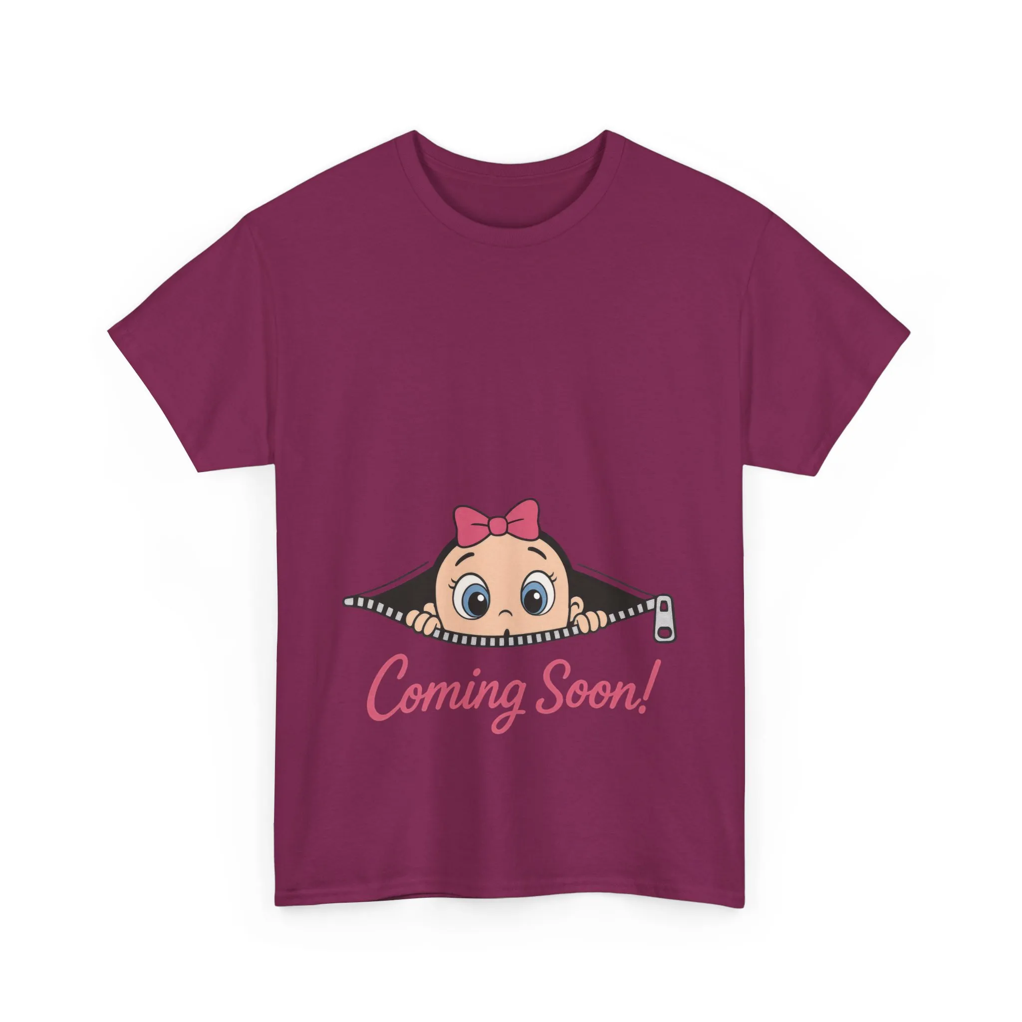 Coming Soon Maternity T-Shirt, Cute Baby Girl Pregnancy Announcement Shirt, Expecting Mom Gift, Gender Reveal Tee, Baby Shower Gift - Image 34