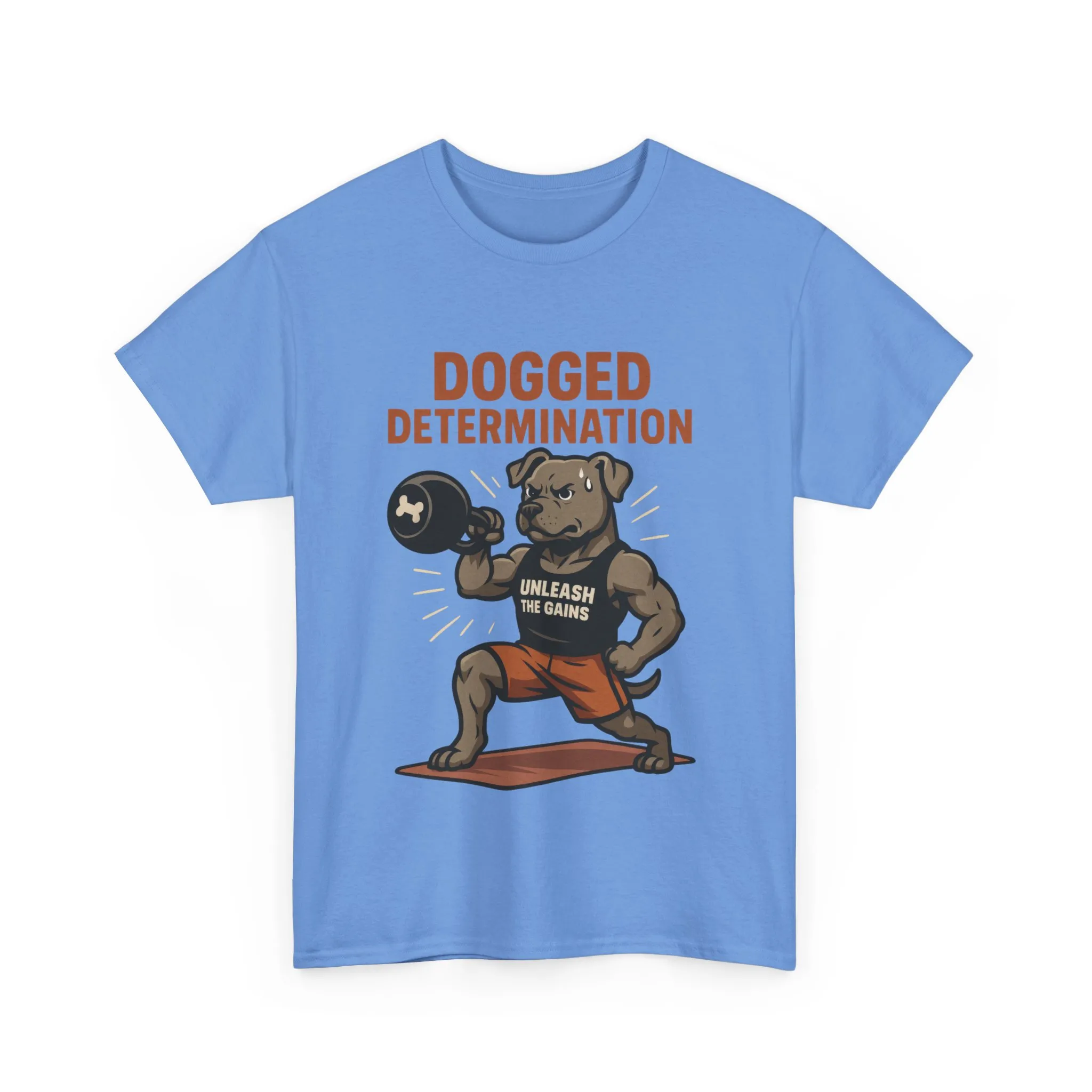Funny Gym Dog T-Shirt for Men, Workout Bulldog Graphic Tee, Fitness Motivation Shirt, Dog Lover Gift, Dogged Determination Gym Tee - Image 34