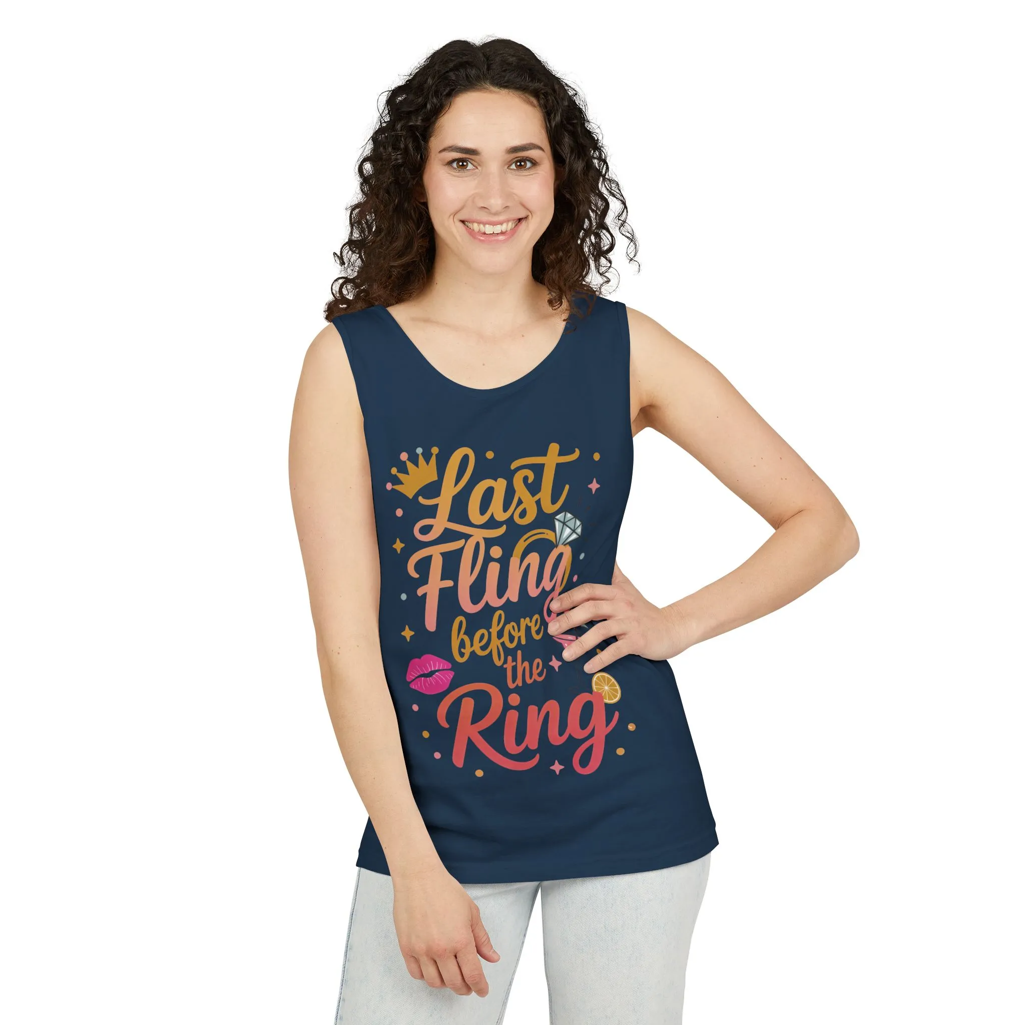 Last Fling Before the Ring T-Shirt, Bachelorette Party Tee, Bridesmaid Wedding Tee, Hen Party Shirts, Bridal Shower, Bridesmaids Gift - Image 26