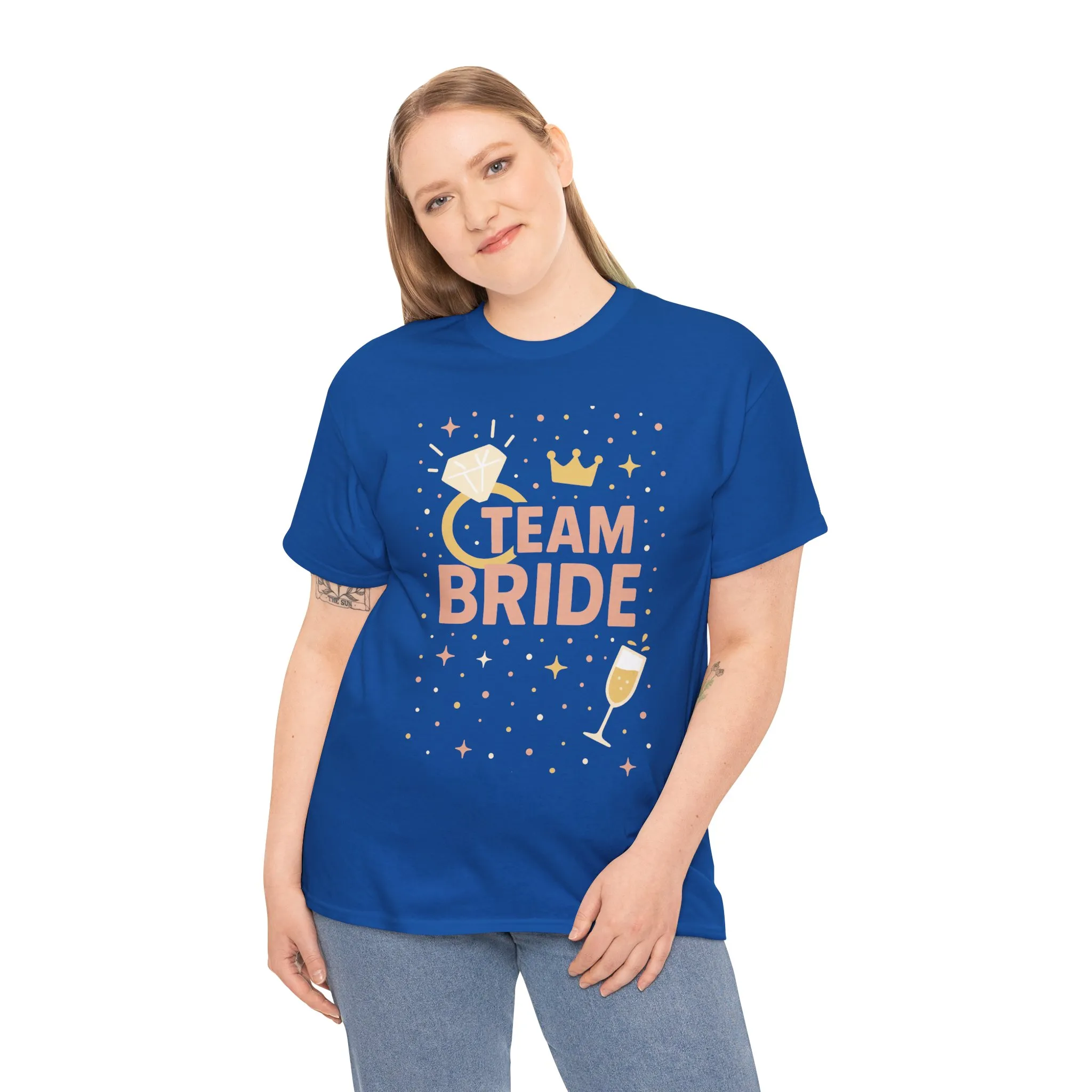 Team Bride T-Shirt, Bachelorette Party Tee, Bridesmaid Wedding Tee, Hen Party Matching Shirts, Bridal Shower, Bridesmaids Gift - Image 18