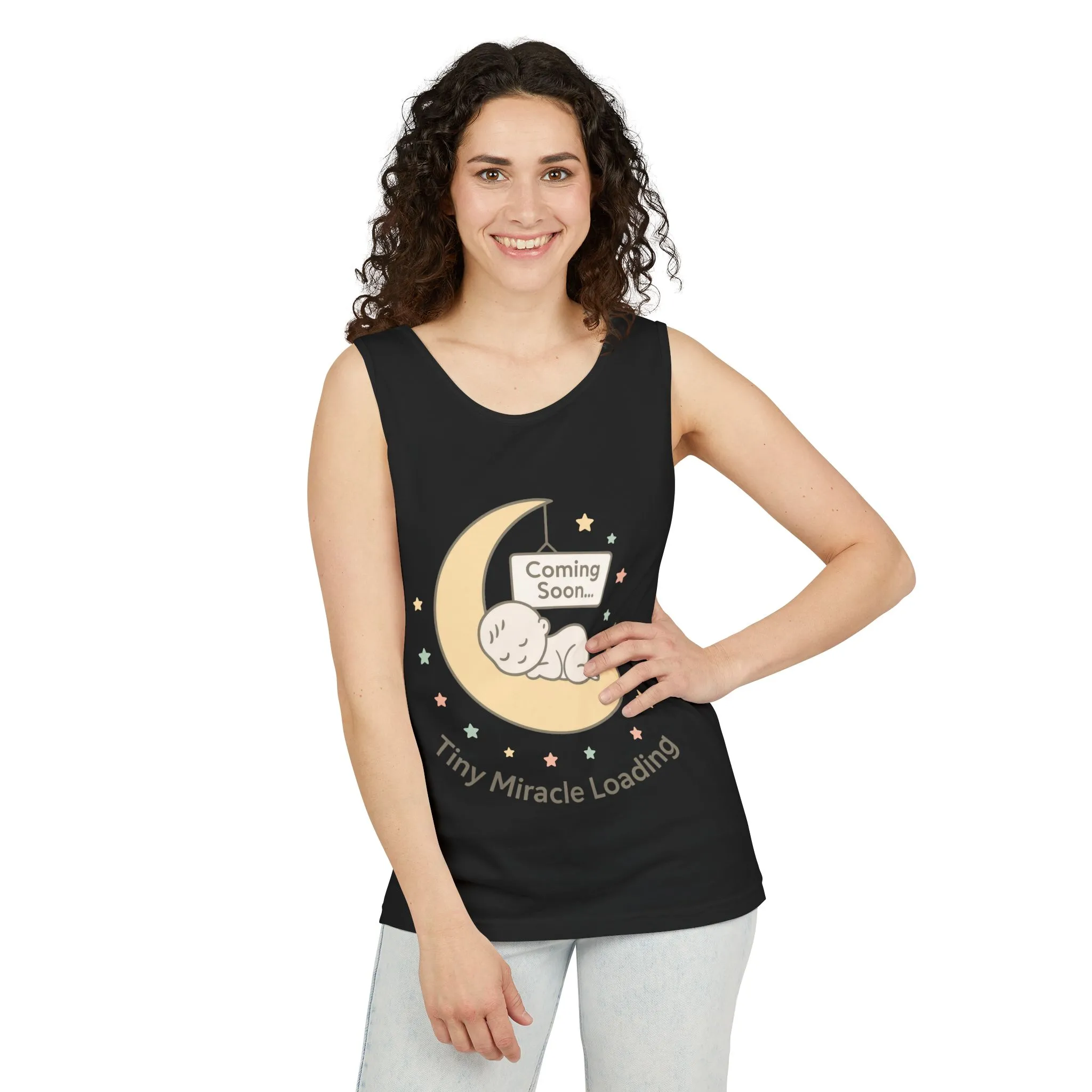 Maternity Tank Top, Coming Soon Pregnancy Announcement Top, Mom To Be Gift, Expecting Baby Reveal Tee, Baby Shower Top, Gender Reveal Top - Image 16