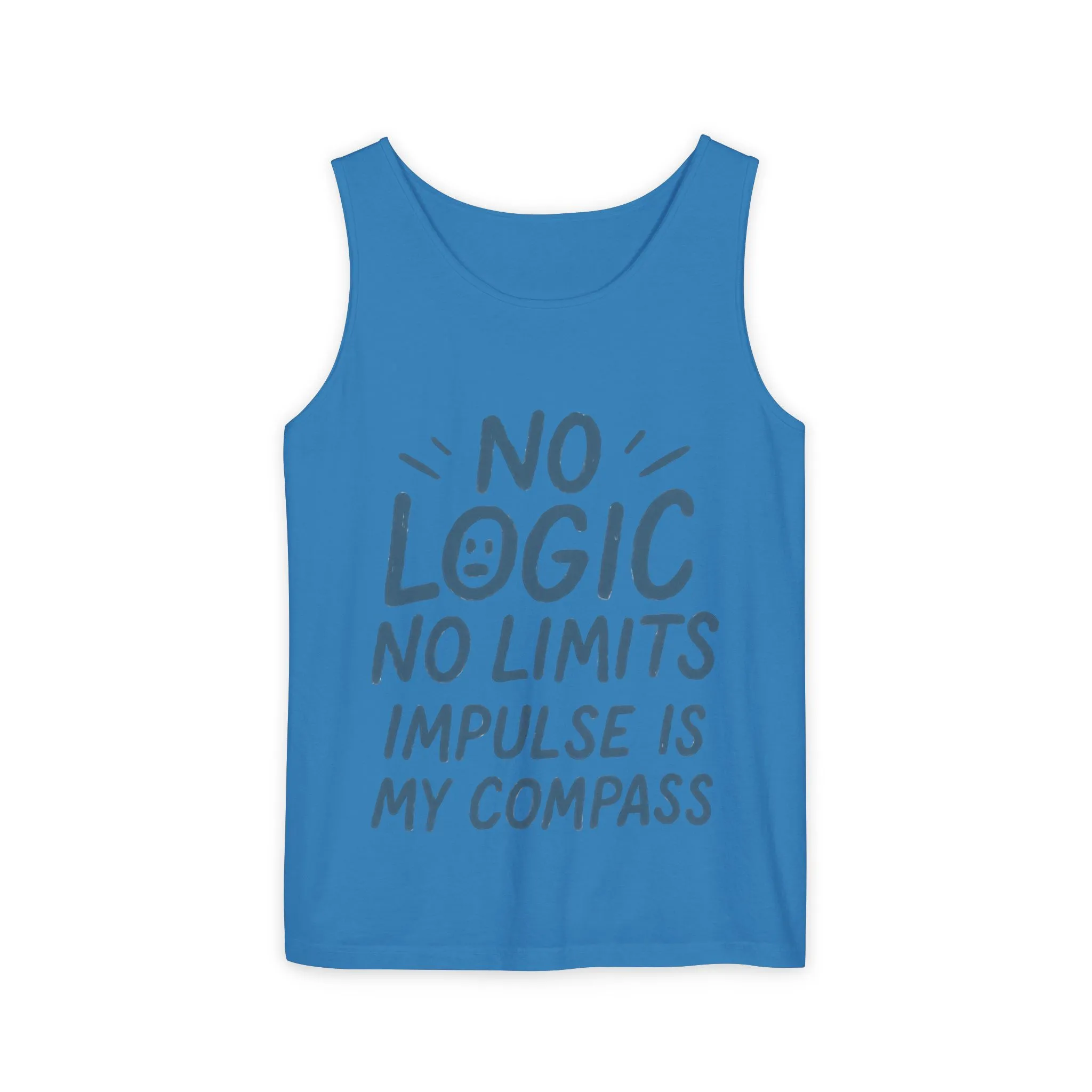 Funny No Logic Womens Tank Top, No Limits Impulse Quote, Carefree Graphic Tee, Gym Apparel for Women, Fitness Gift, Casual Summer Top - Image 29