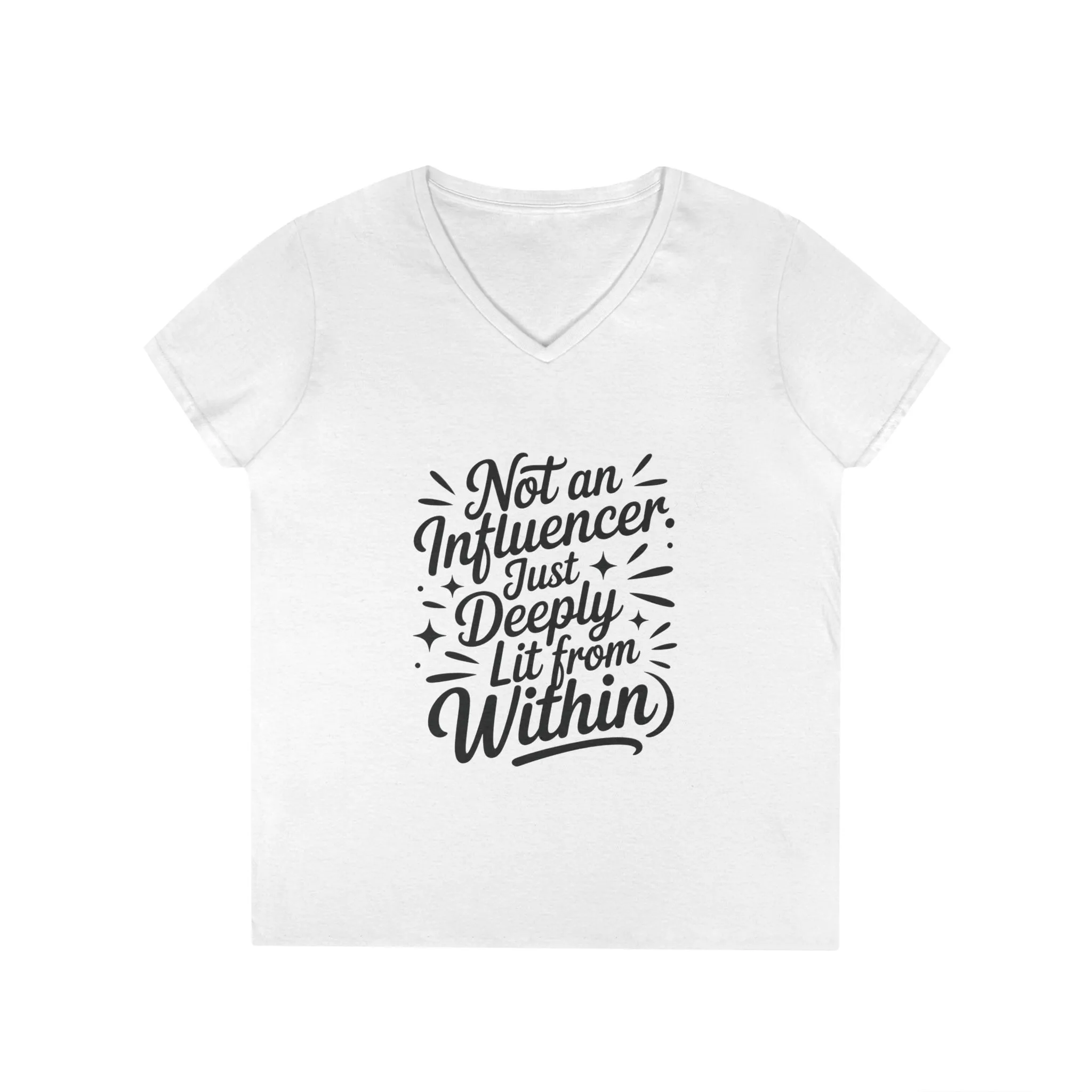 Funny Womens V-Neck Top, Sarcastic Tee, influencer tee, instagram girl tee, witty girl shirt, tiktok fashion, Gym Shirt, Summer Top - Image 4