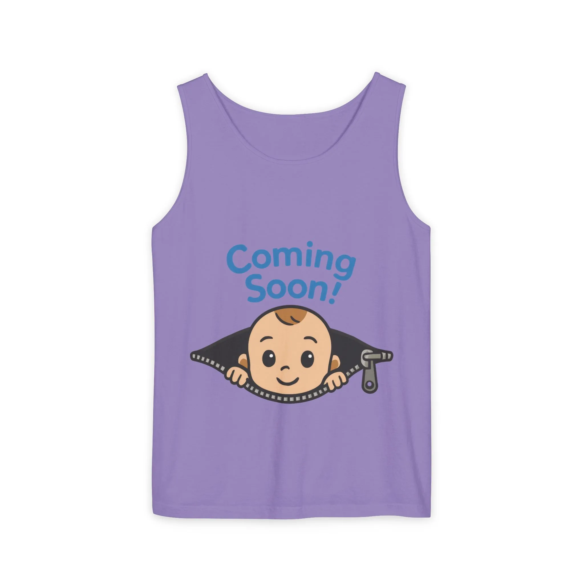 Coming Soon Maternity Tank Top, Cute Baby Boy Pregnancy Announcement Tee, Funny Expecting Mom Gift, Gender Reveal Tee, Baby Shower Top - Image 21