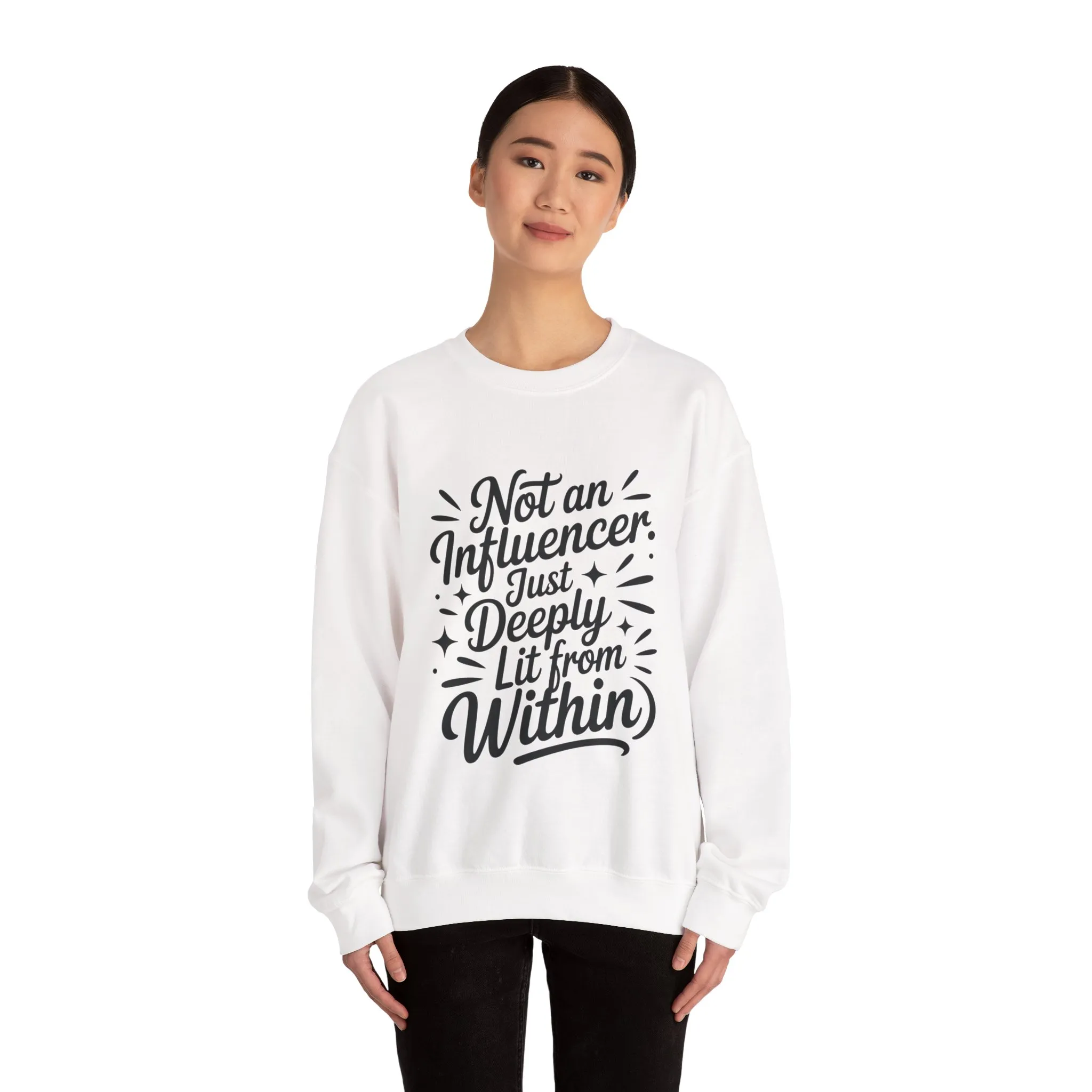 Funny Womens Crewneck Sweatshirt, Sarcastic Motivational shirt, influencer sweater, instagram girl top, witty girl shirt, tiktok fashion - Image 5