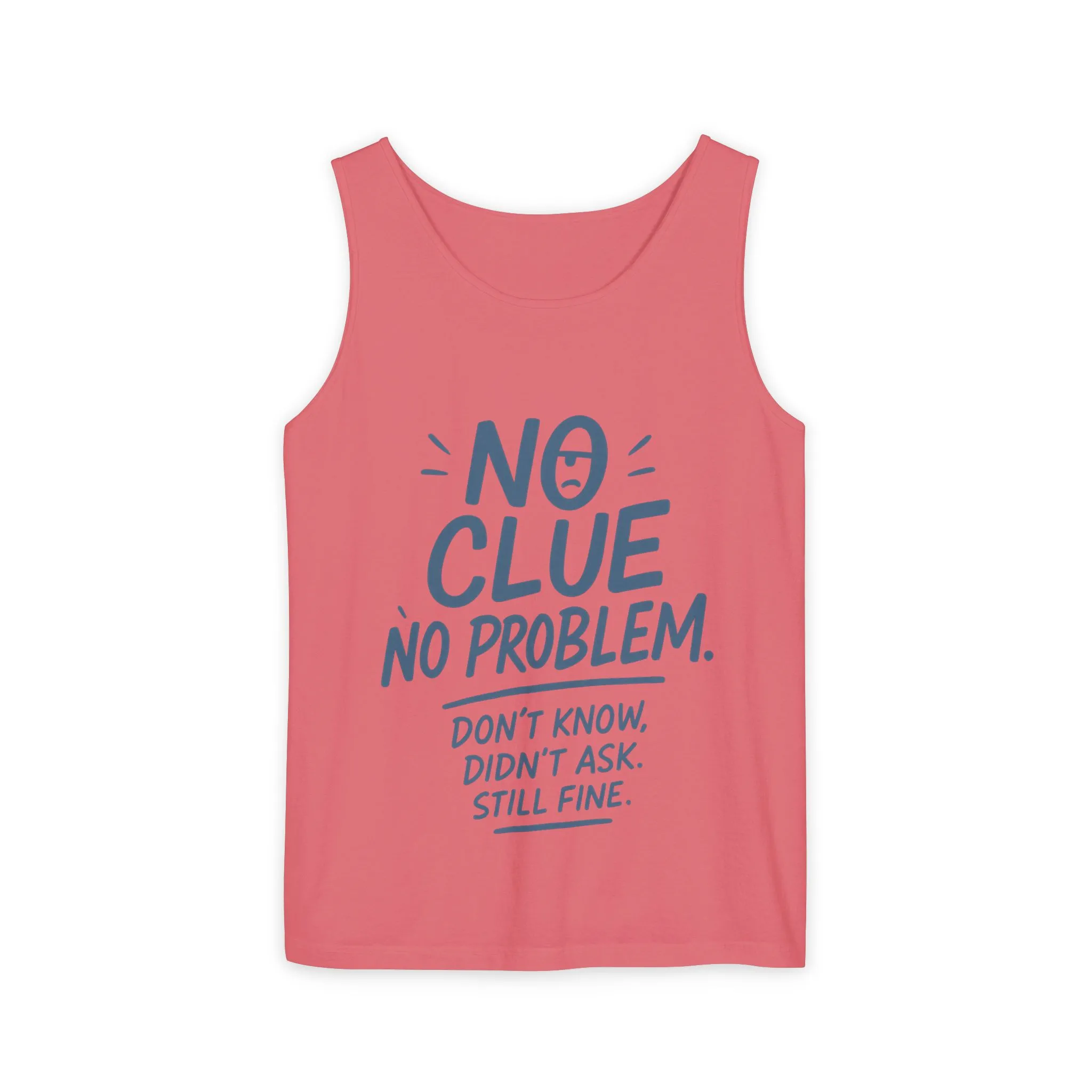 Funny No ClueWomens Tank Top, No Problem Quote Shirt, Dont Know Didnt Ask Graphic Tee, Gift for Her, Humorous Tee, Workout Sleeveless Shirt - Image 29