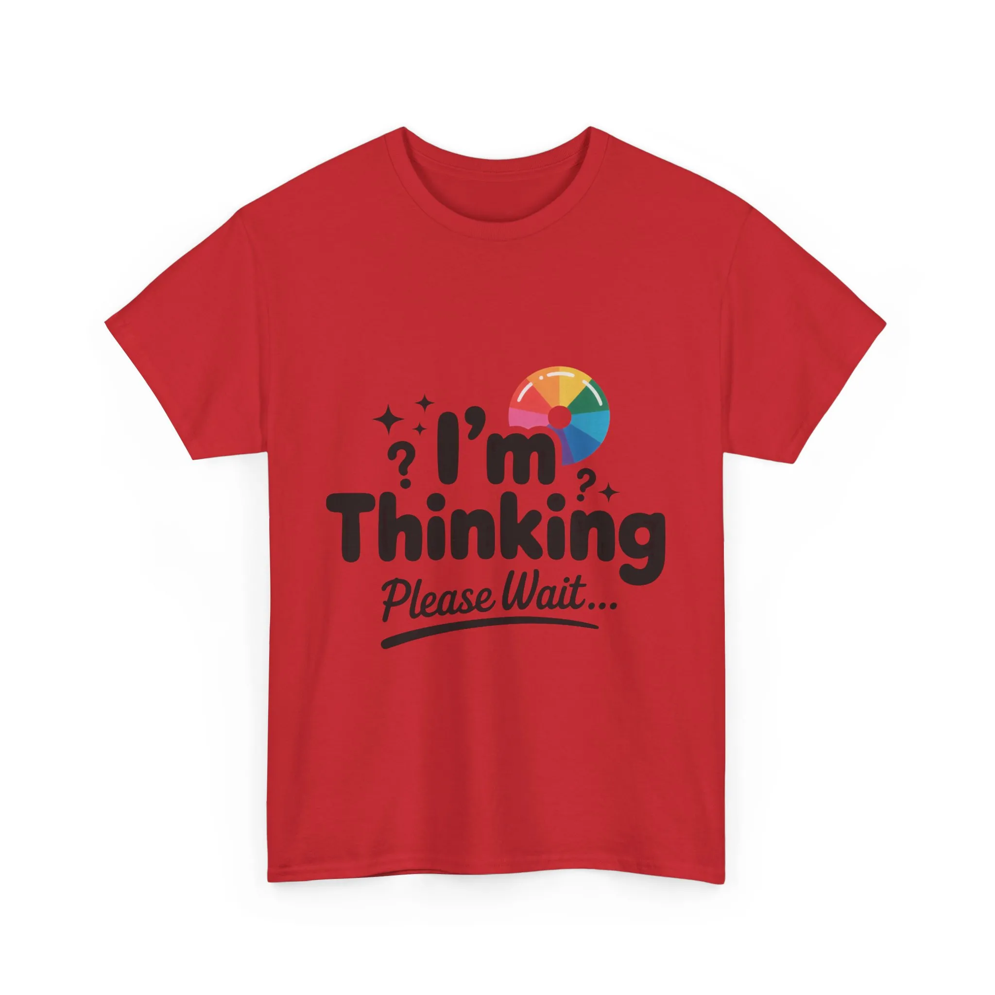 Funny - Im Thinking Please Wait - T-Shirt for Women, Cute Geeky Gift for Introverts, Programmers, Designers, Fun Humor Shirt - Image 34