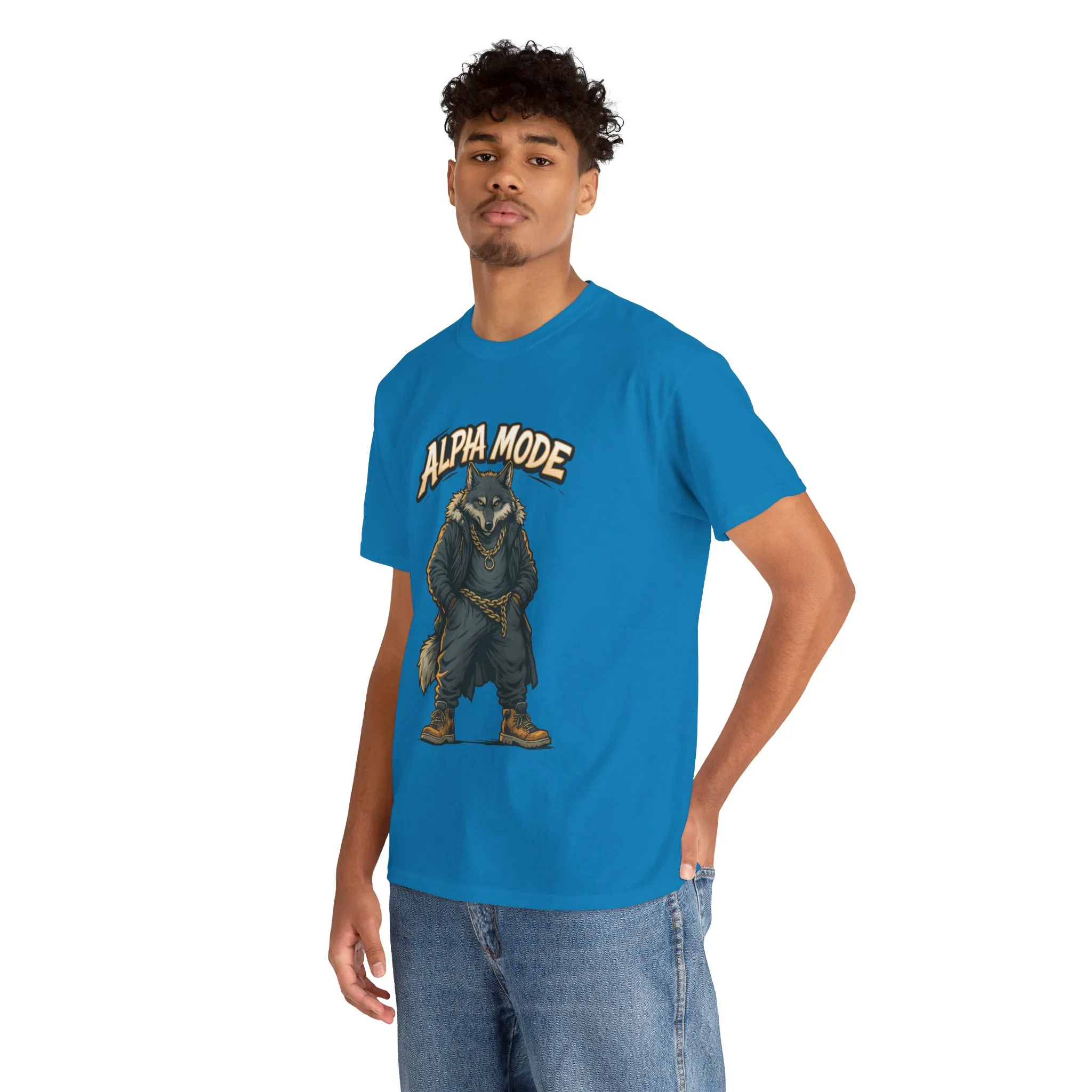 Alpha Mode Wolf Shirt, Mens Streetwear Graphic Tee, Hip Hop Wolf T-Shirt, Alpha Male Power Shirt, Cool Urban Wolf Gift, Trendy Summer Shirt - Image 24