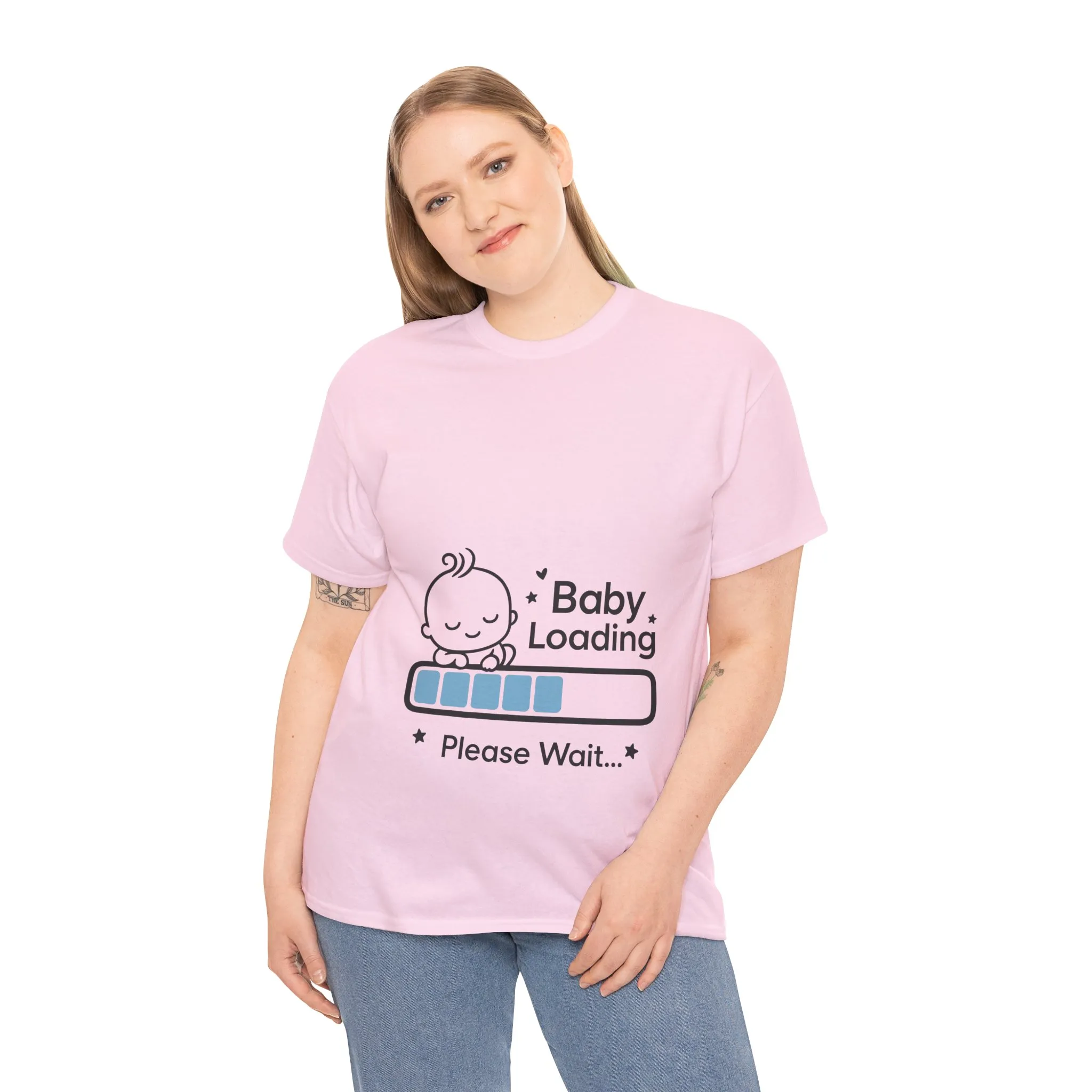 Baby Loading Maternity T-Shirt, Funny Pregnancy Announcement Tee, Mom To Be Gift, Expecting Baby Tee, Pregnancy Reveal Top, Baby Shower Gift - Image 27