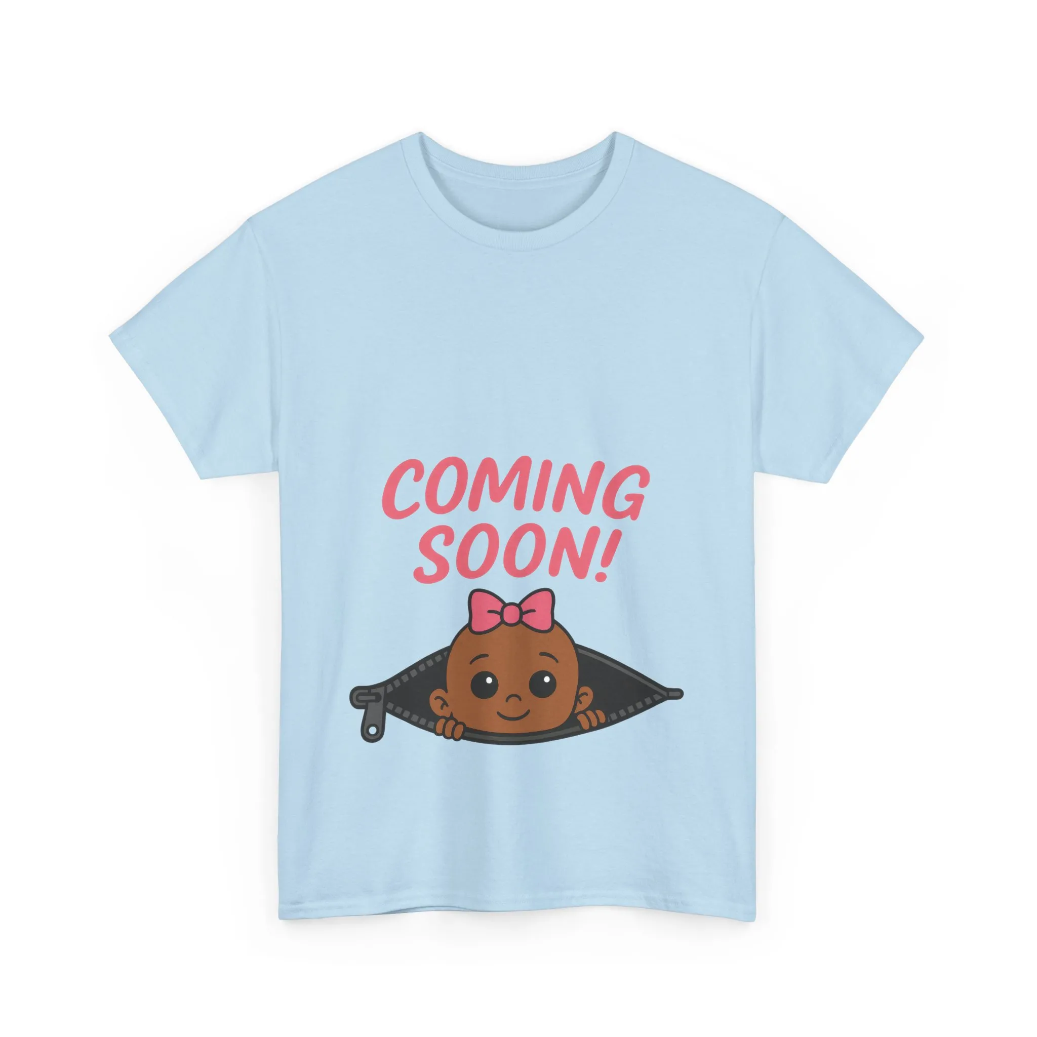 Coming Soon Maternity Tee, Cute Baby Girl Pregnancy Announcement Tee, Funny Expecting Mom Gift, Gender Reveal Tee, Baby Shower Top - Image 31