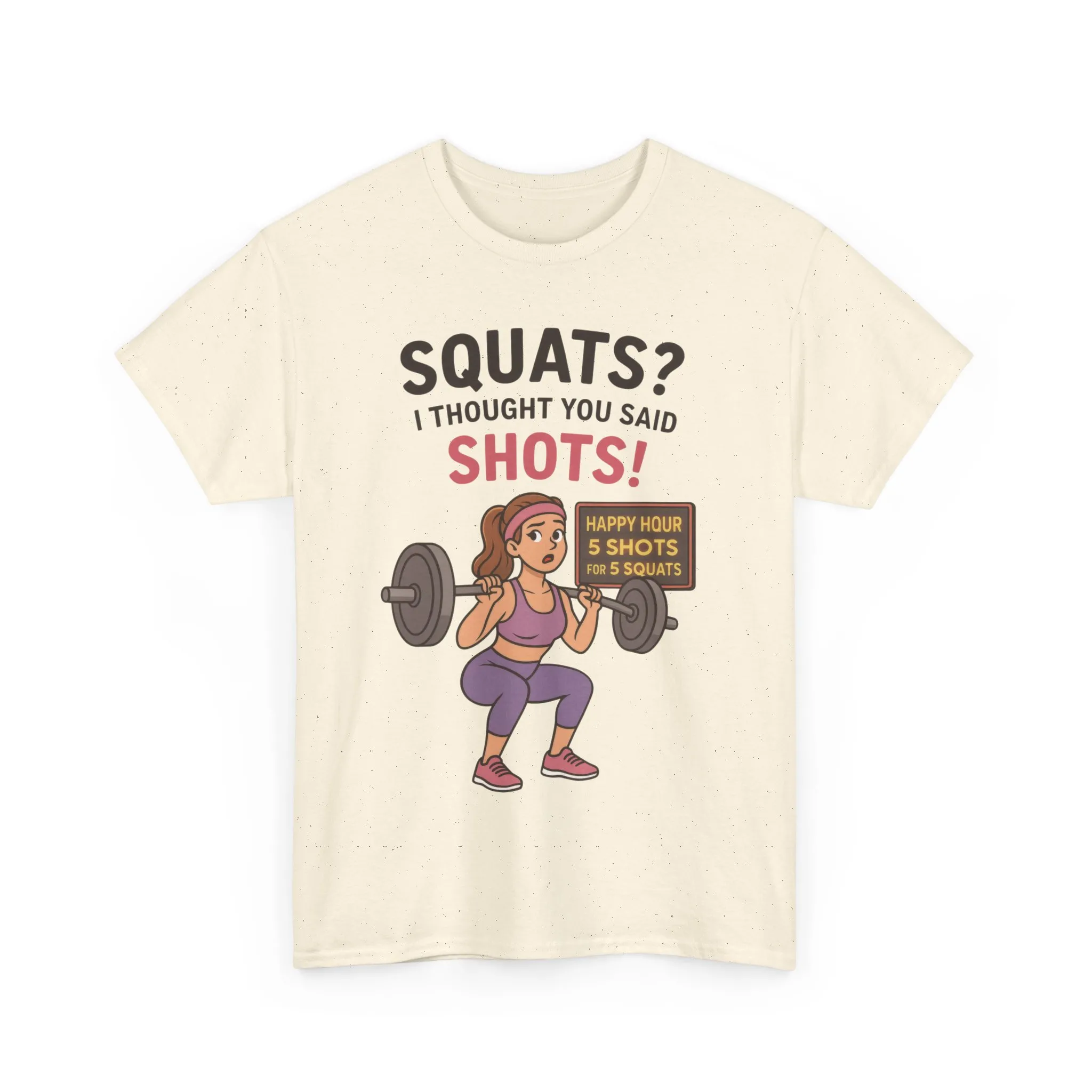Funny Gym T-Shirt for Women, Workout Humor Tee for Fitness Lovers, , Gift for Gym Lovers, Activewear, Workout Gear - Image 2