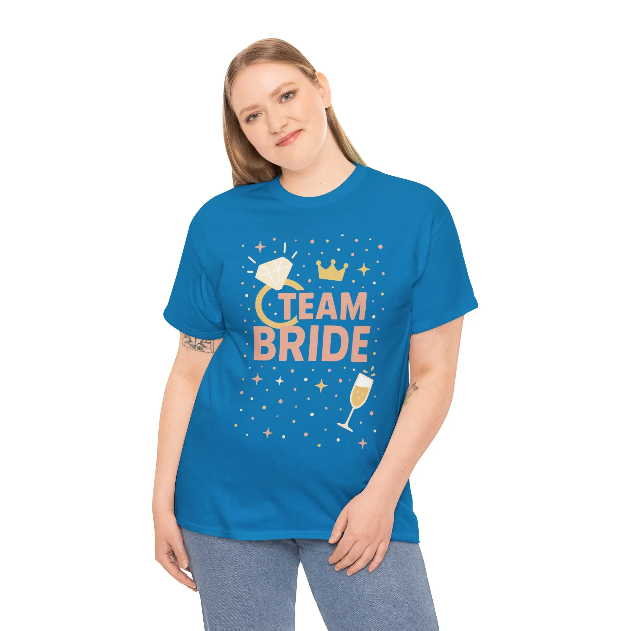 Team Bride T-Shirt, Bachelorette Party Tee, Bridesmaid Wedding Tee, Hen Party Matching Shirts, Bridal Shower, Bridesmaids Gift - Image 30