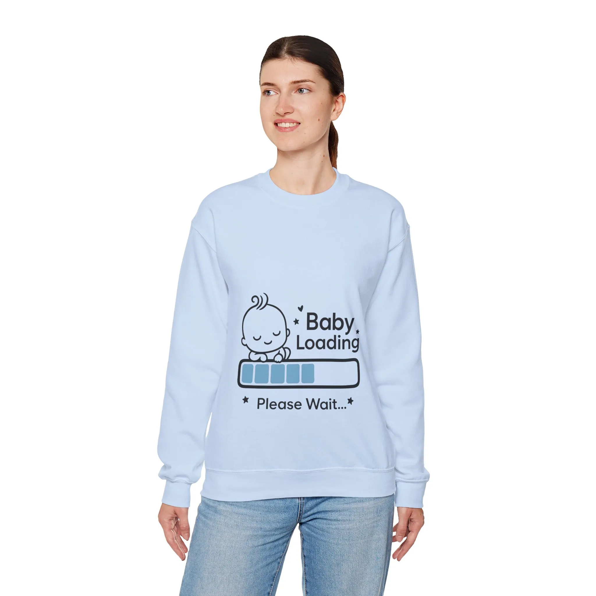 Baby Loading Maternity Sweatshirt, Pregnancy Announcement Shirt, Mom To Be Gift, Expecting Baby Gift, Pregnancy Reveal Top, Baby Shower Gift - Image 12