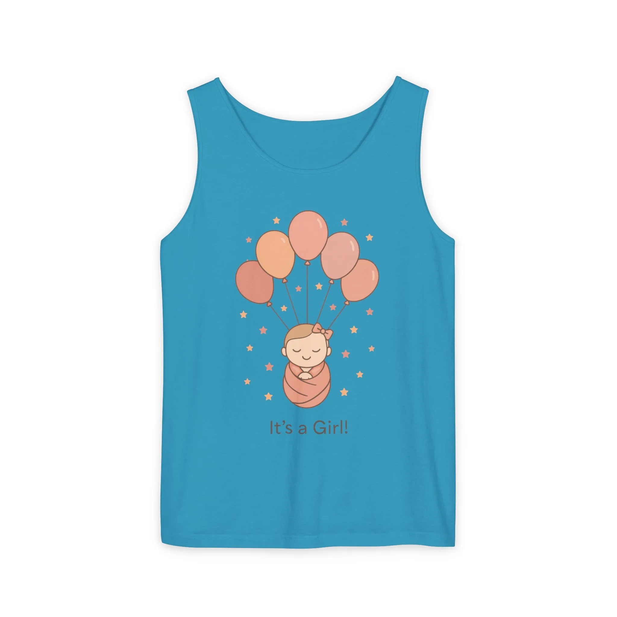 It's a Girl! Baby Shower Tank Top, Baby Girl Pregnancy Announcement Shirt, Gender Reveal Mom To Be Gift, Expecting Baby Shower Top - Image 5