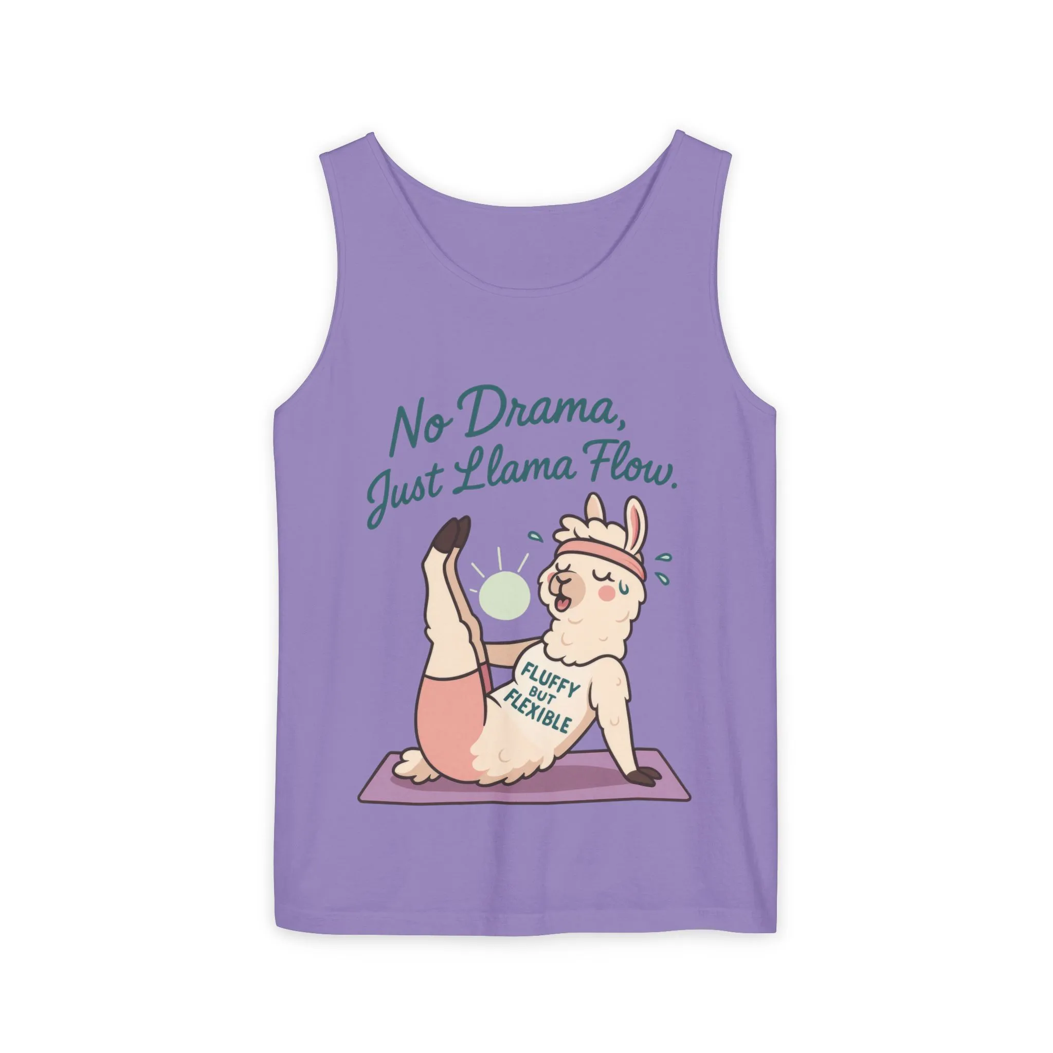 Llama Yoga Tank Top, Funny Yoga Llama Tank for Women, Gift for Yogis, Fun Yoga T-Shirt for Animal Lovers, Funny Workout Top, Summer Wear - Image 17