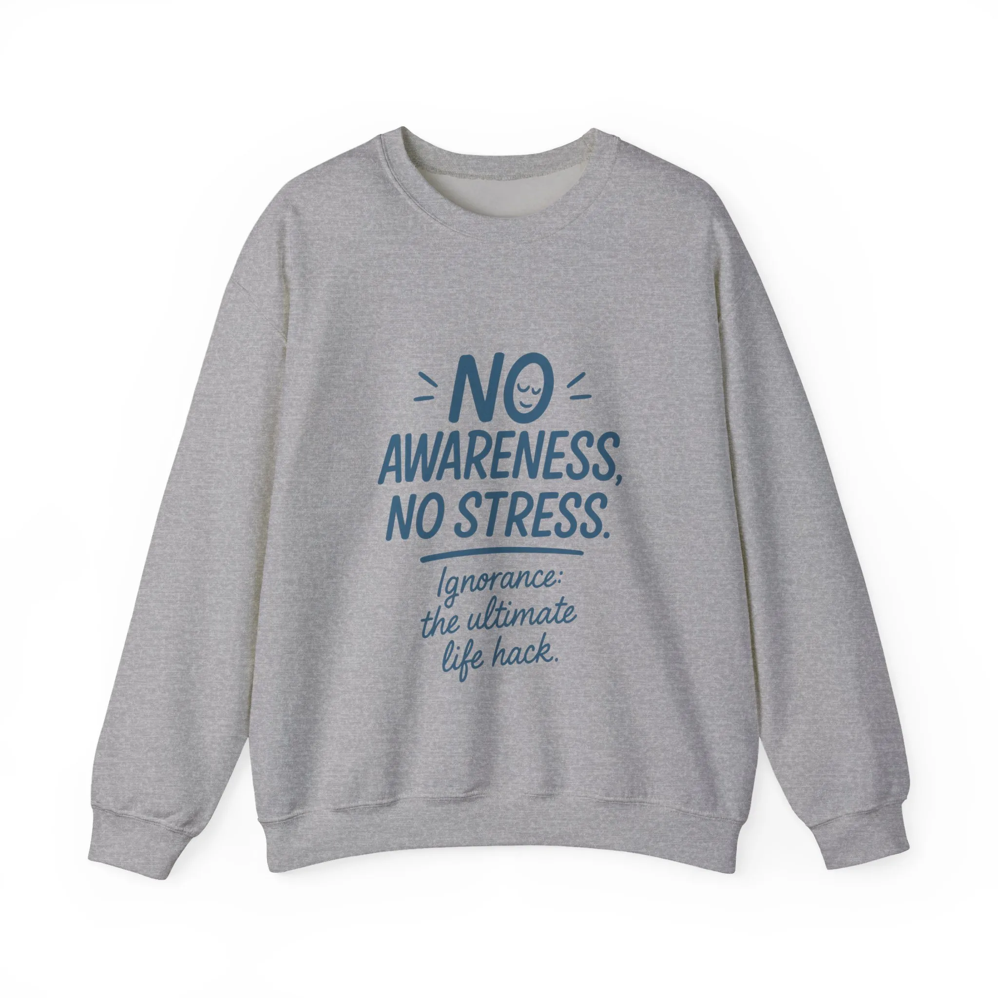 Funny Mens Mindful Crewneck Sweatshirt, Cozy Sweatshirt, Awareness Sweatshirt, Casual Style Gift, Perfect for Self-Care Days - Image 10