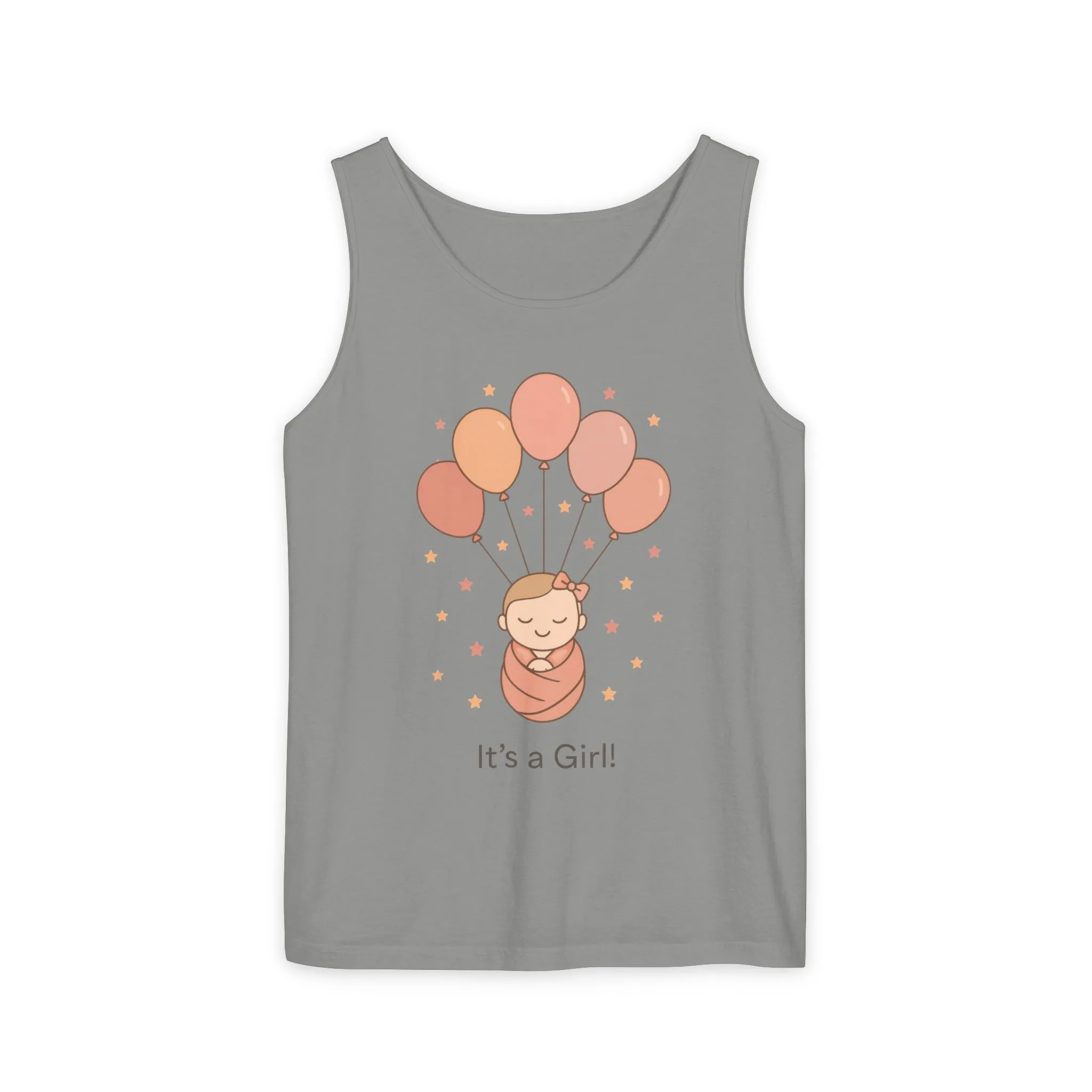 It's a Girl! Baby Shower Tank Top, Baby Girl Pregnancy Announcement Shirt, Gender Reveal Mom To Be Gift, Expecting Baby Shower Top - Image 11