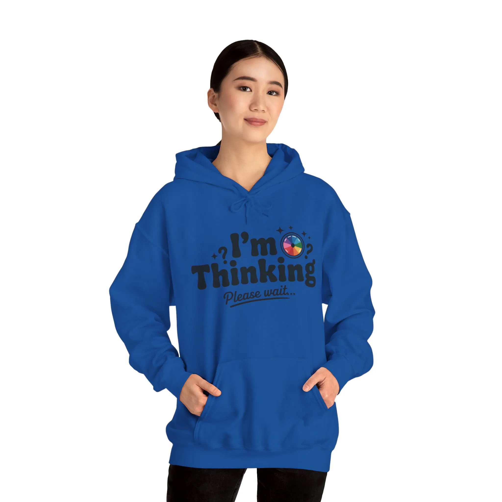 Playful Thinking Womens Hooded Sweatshirt, Womens Hoodie, Brainstorming Buddy, Thoughtful Gift, Cute Geeky Gift for Introverts, Programmers - Image 17
