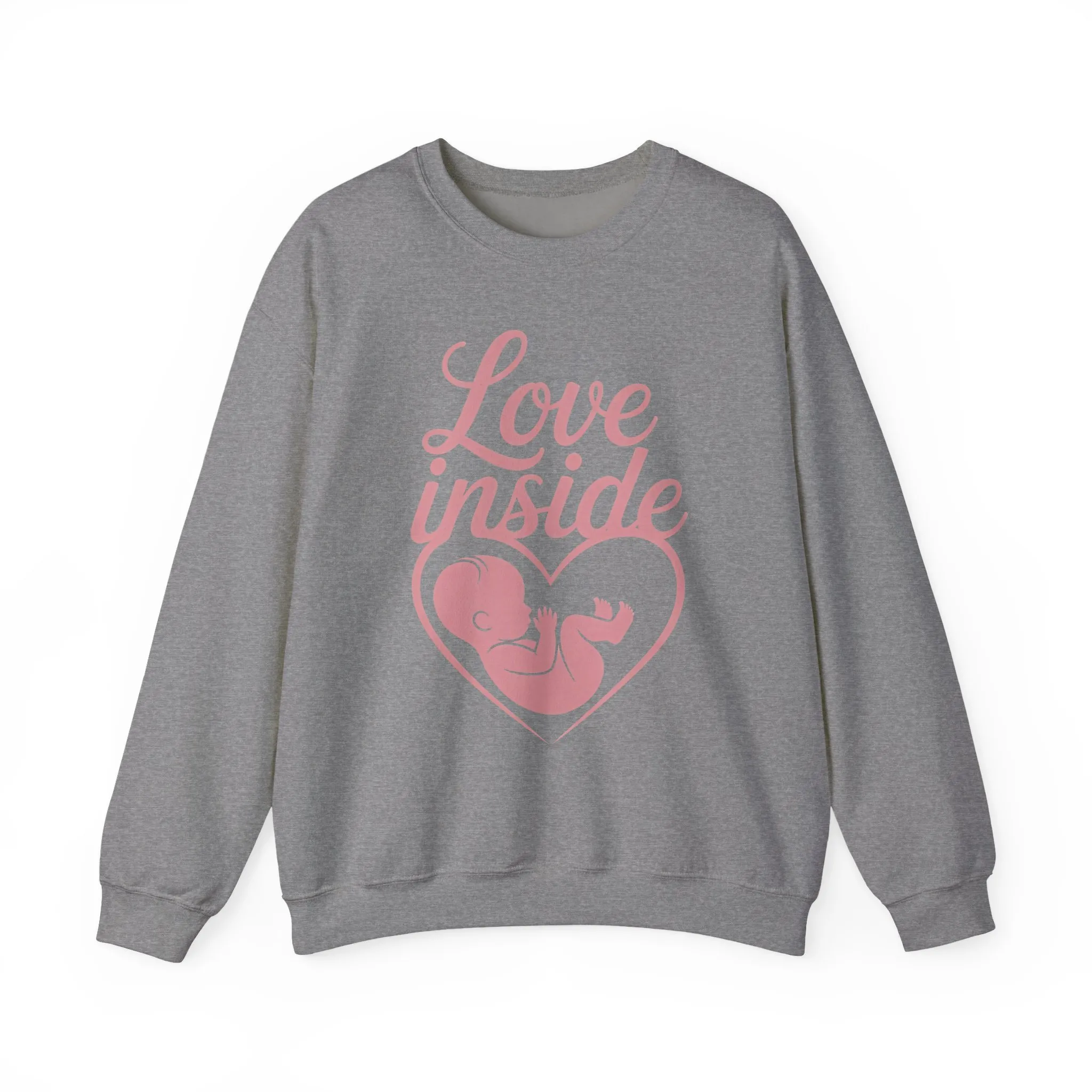 Maternity Sweatshirt, Pregnancy Announcement Tee, Baby Inside Mom To Be Gift, Expecting Mother Gift, Pregnancy Reveal Top, Baby Shower Top - Image 13