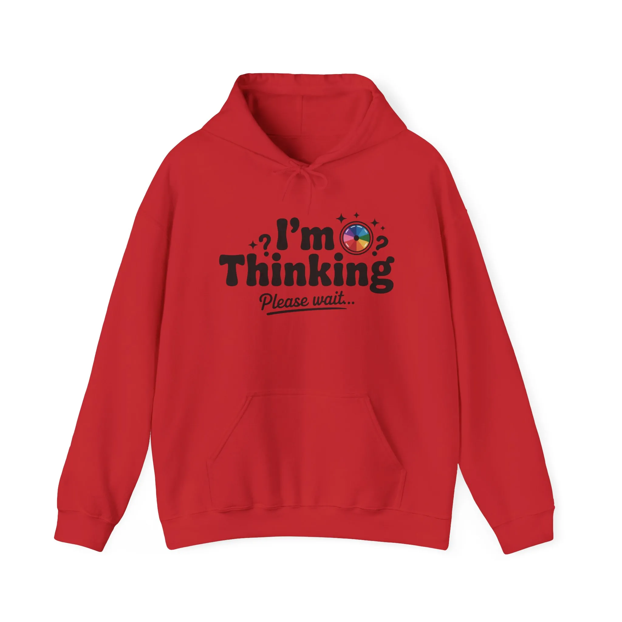 Funny - Im Thinking Please Wait - Mens Hoodie, Cute Geeky Gift for Introverts, Programmers, Designers, Fun Humor Hoodie, Gift for Adults - Image 25